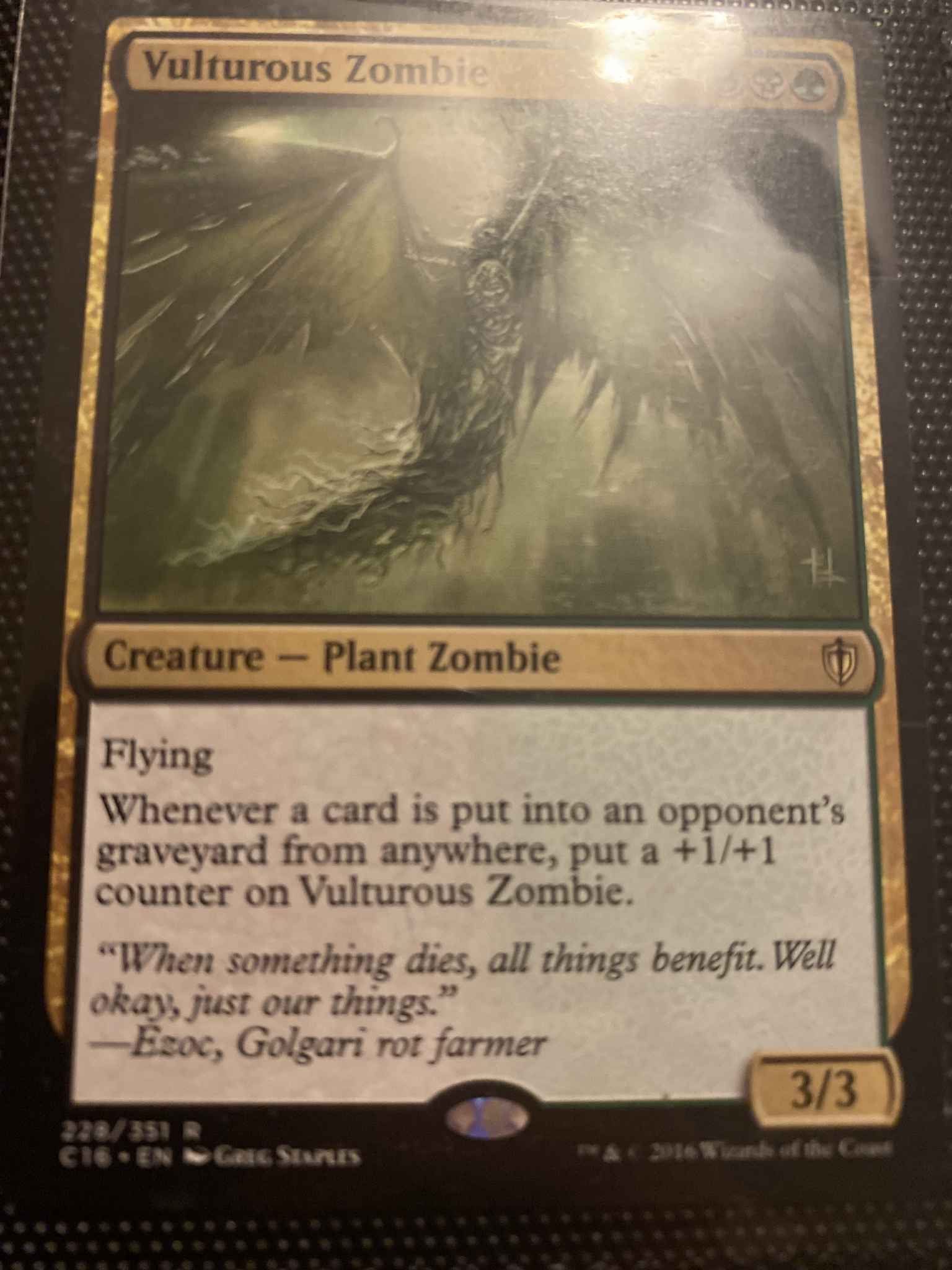 Magic The Gathering Vulturous Zombie Commander
