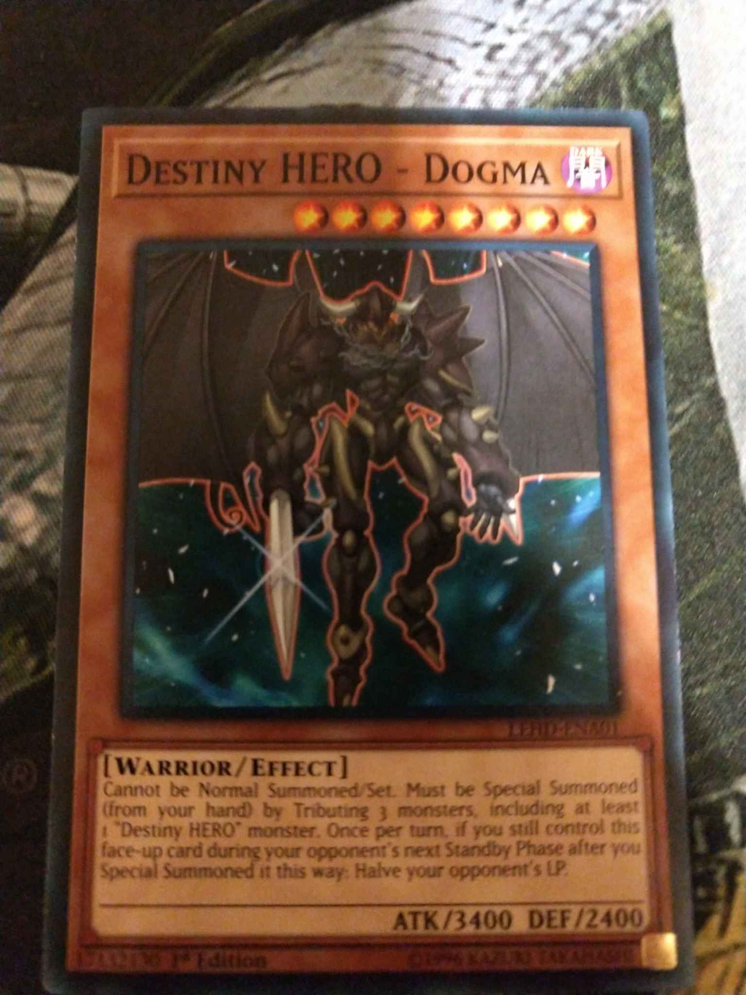 Dogma 1st Edition Mint YuGiOh Card LEHD-ENA01 Destiny HERO 