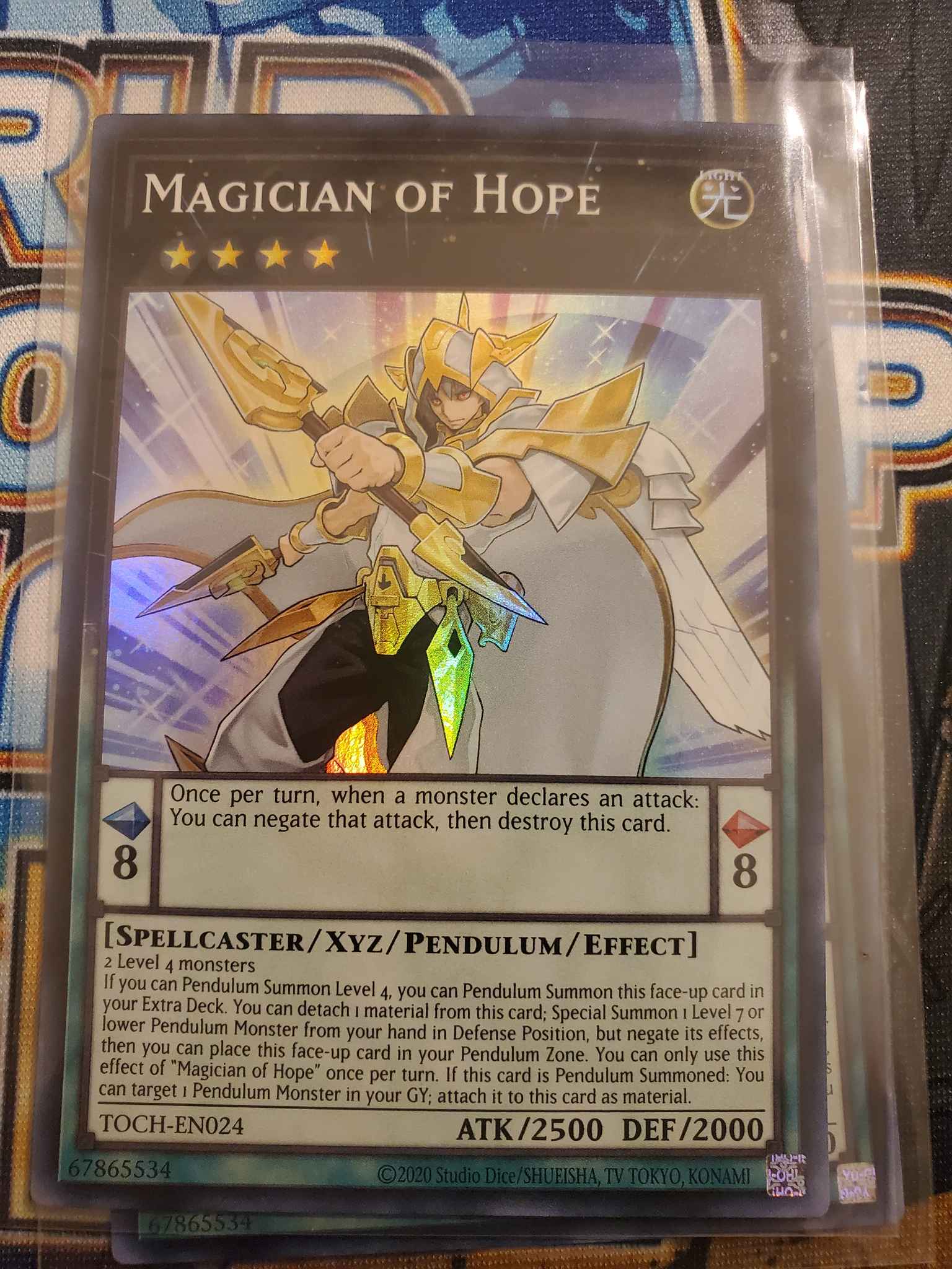 Magician of Hope Super Rare TOCH-EN024 Near-Mint 1st Edition 