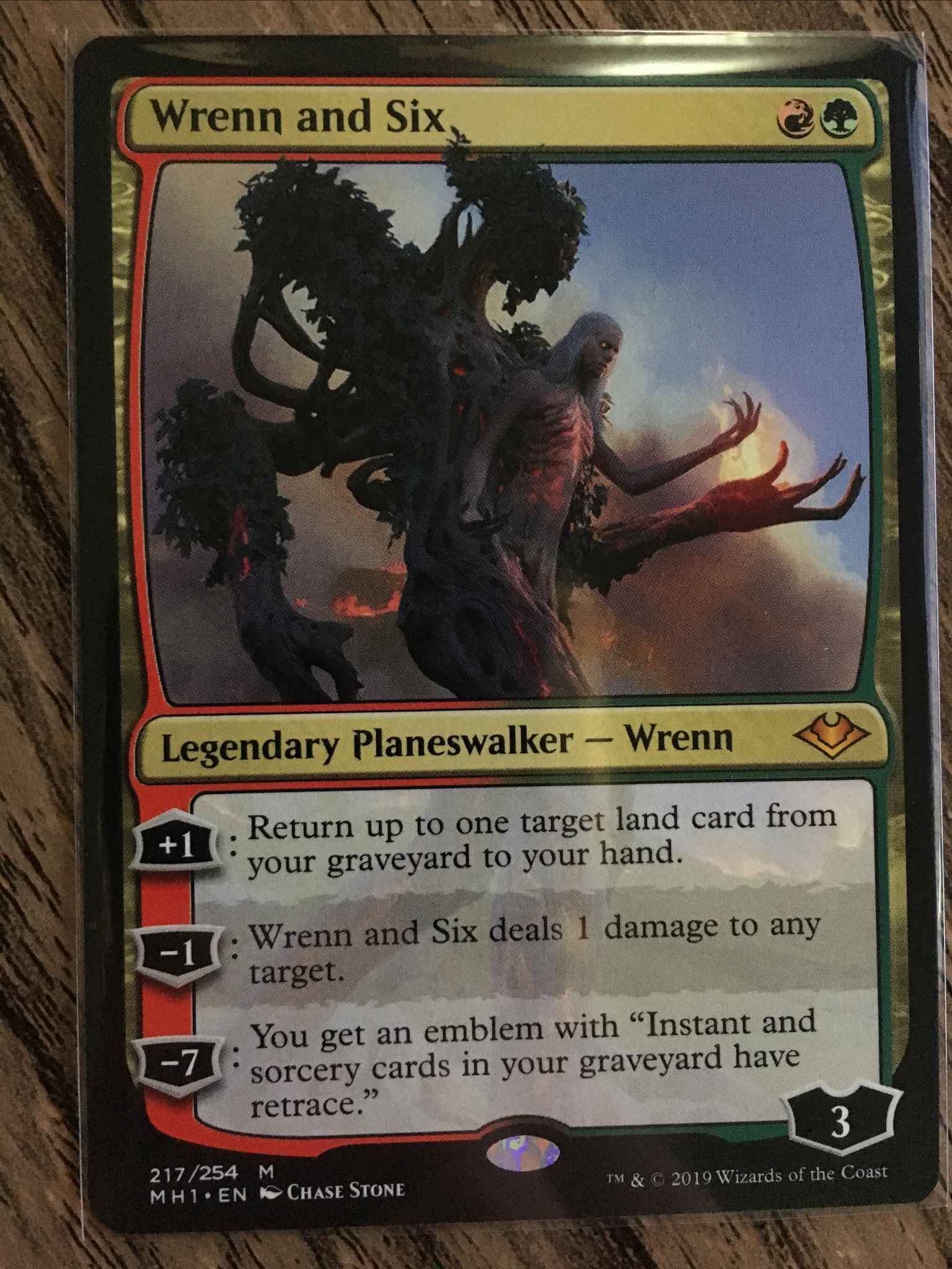 Wrenn And Six Modern Horizons Planeswalker Magic Mtg Mint Card