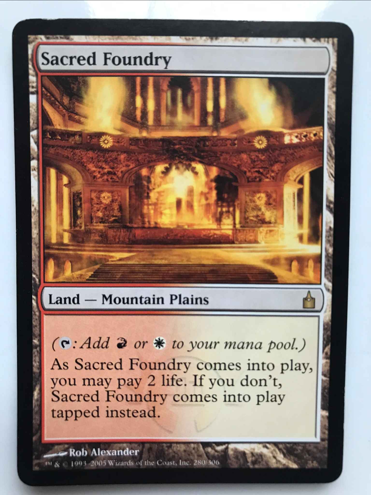 New/Sealed Details about   Ultra Pro 61cm x 34cm Guilds Sacred Foundry MTG Play Mat 