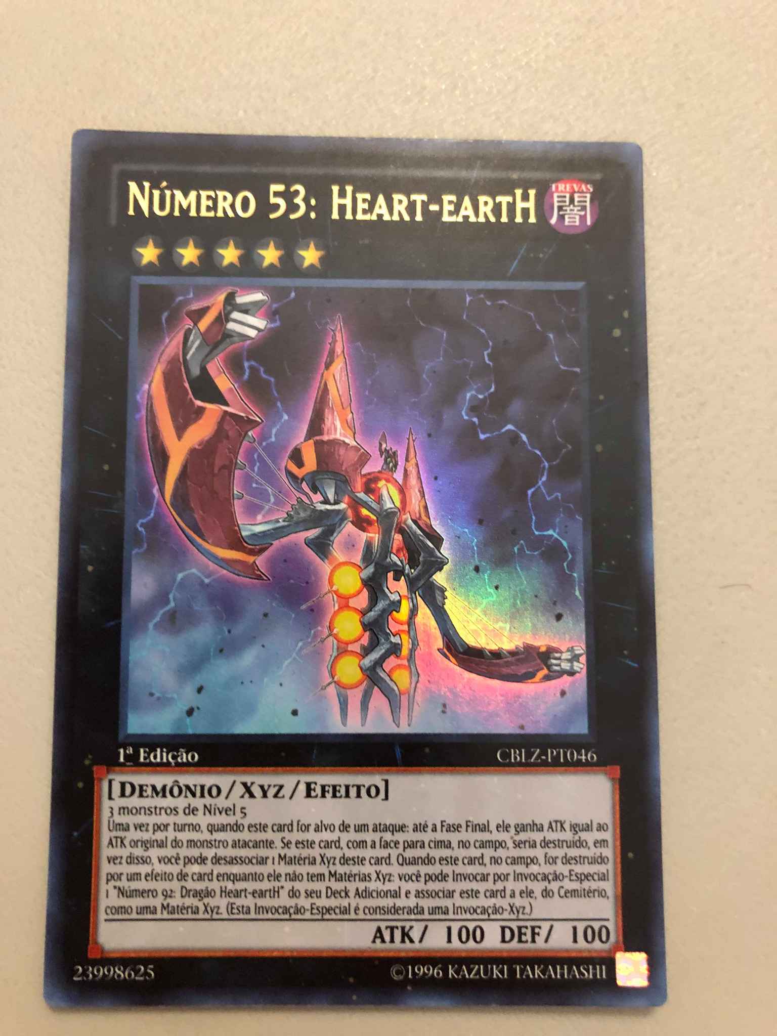 YuGiOh Number 53 Heart-eartH Super Rare AC14-DE002 German NM