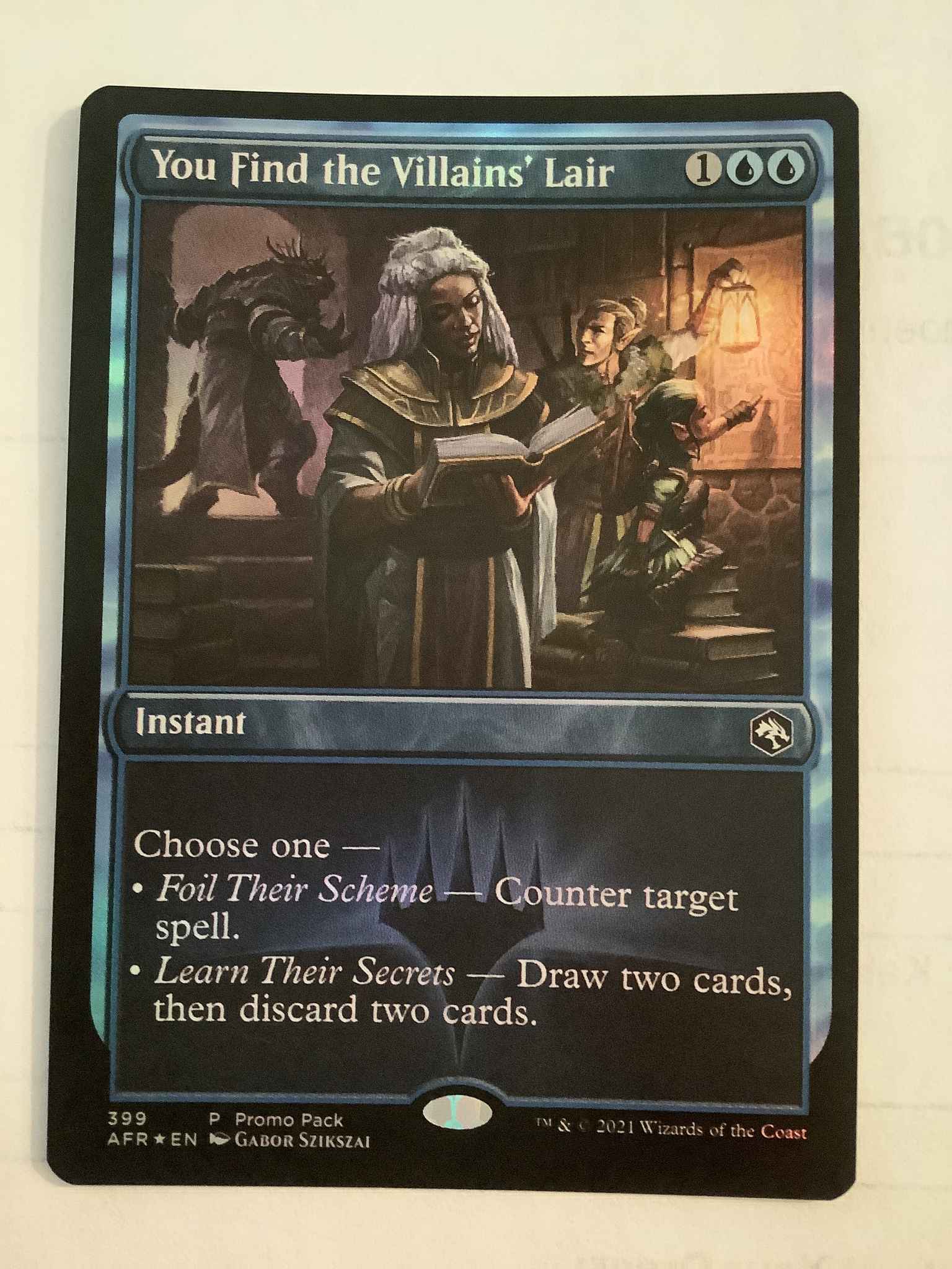 English Promo MTG M You Find the Villains' Lair Promo Pack 1x Near Mint
