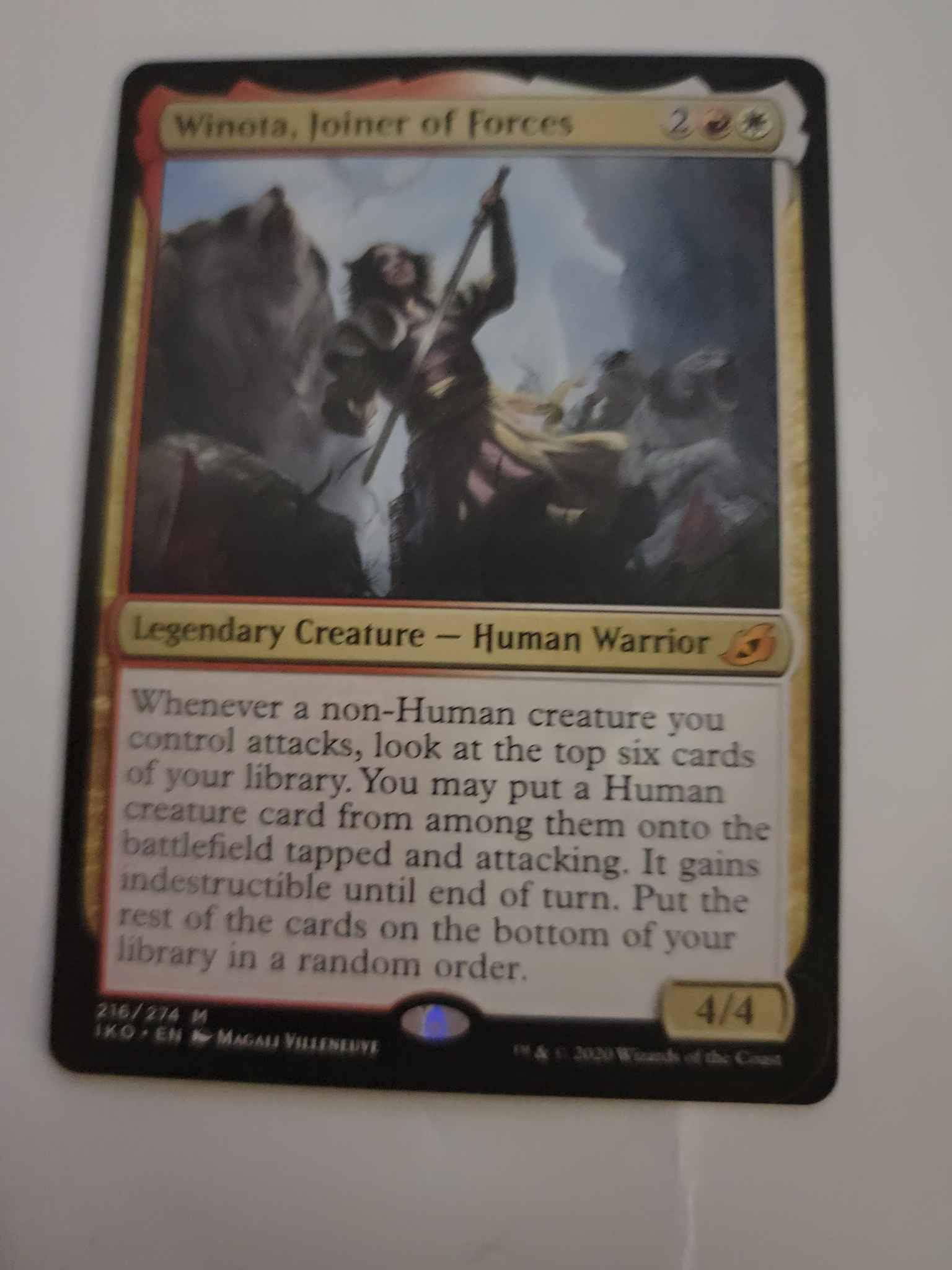 Lair of Behemoths MtG Winota FOIL Joiner of Forces x1x Ikoria 