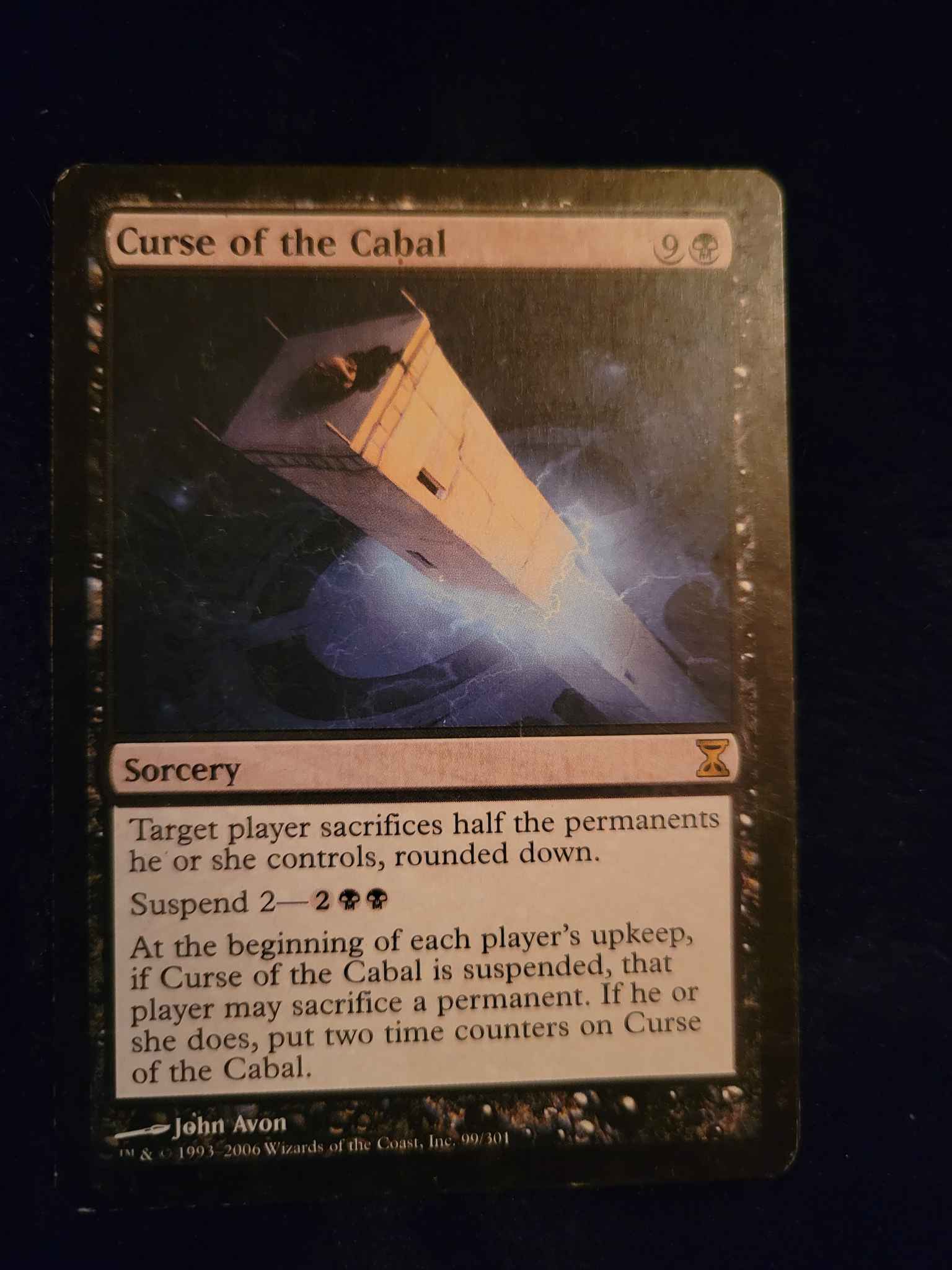 Curse of the Cabal Time Spiral NM Black Rare MAGIC THE GATHERING CARD ABUGames 