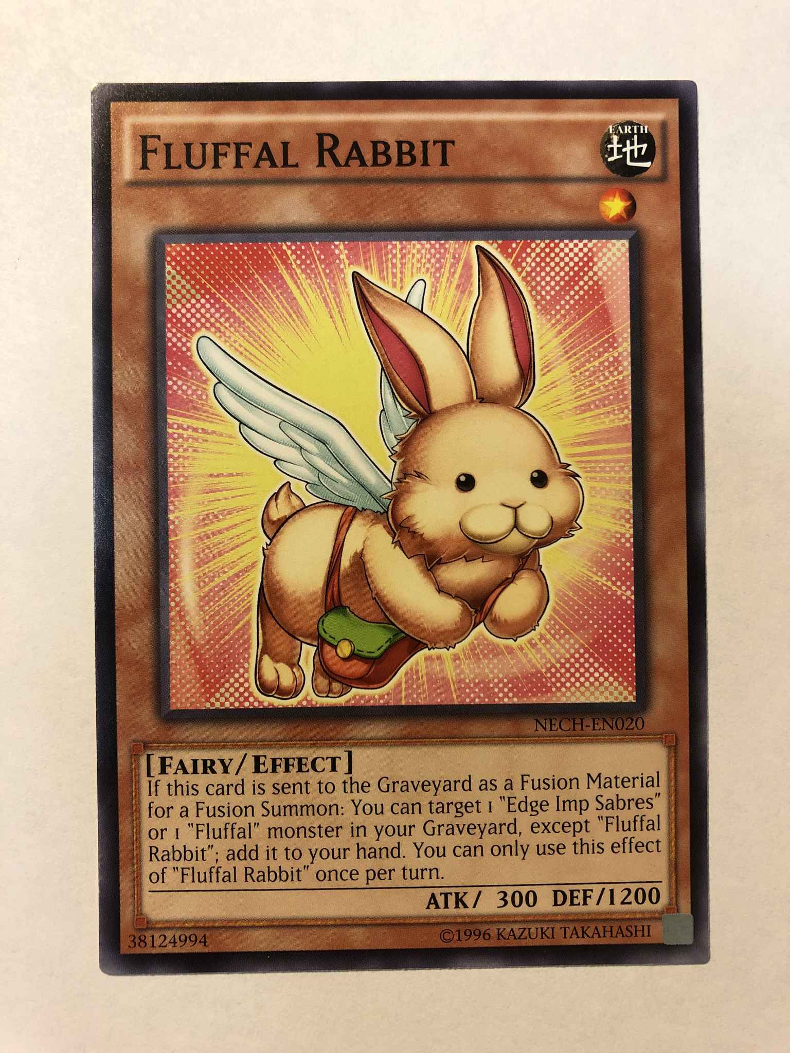 U Fluffal Rabbit NECH-EN020 Common Yu-Gi-Oh Card New
