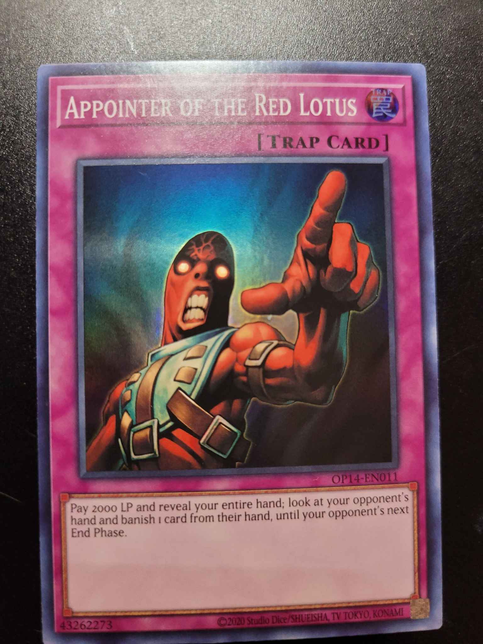 Appointer Of The Red Lotus OP14-EN011 Super Rare NM Yu-Gi-Oh! 