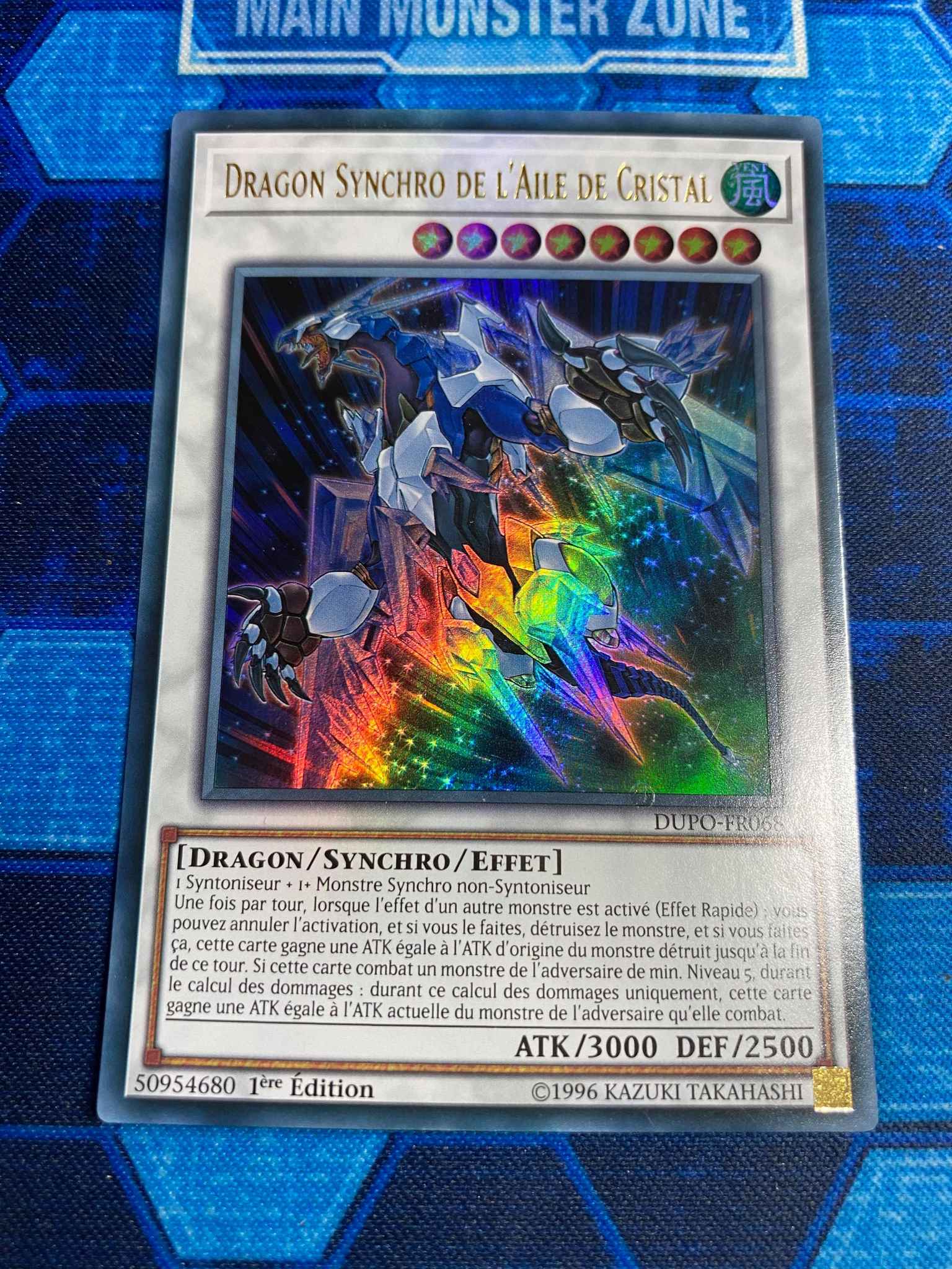 French Crystal Wing Synchro Dragon Crystal Wing Synchro Dragon Duel Power Yugioh