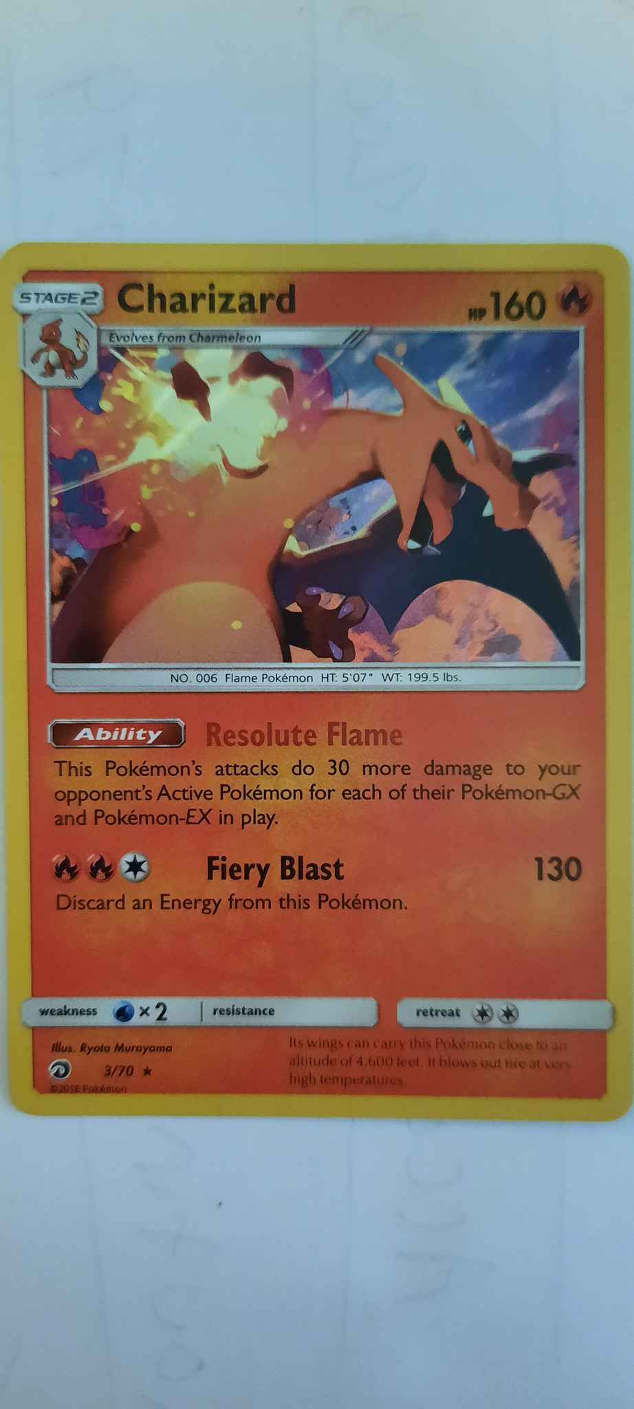 Details about   Pokemon TCG Cards Charizard 3/70 Dragon Majesty Holo Rare NM