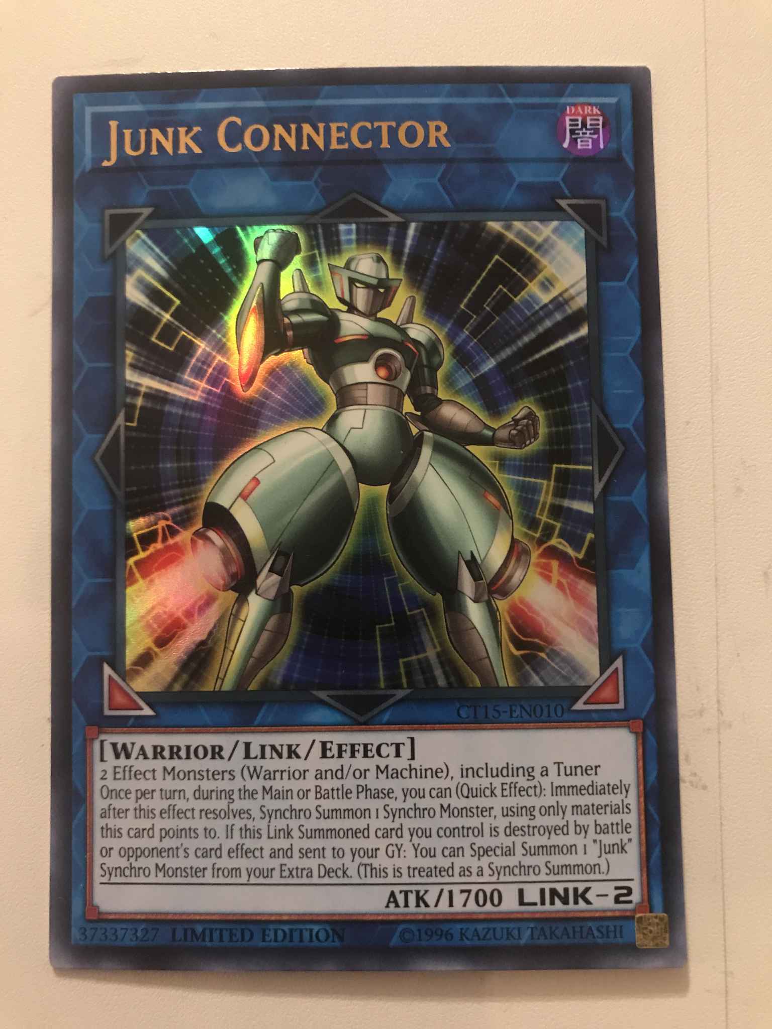 Junk Connector CT15-EN010 Ultra Rare Limited Edition NM YuGiOh 