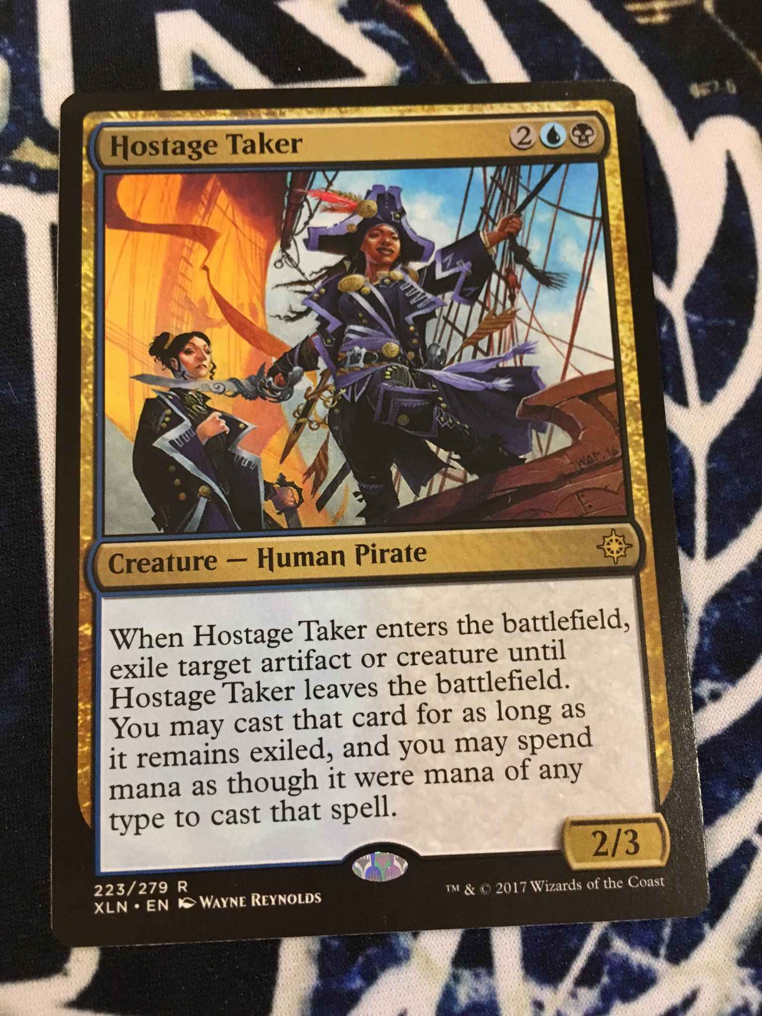 English Slightly Played 1 X Mtg Hostage Taker Ixalan Collectible Card Games Accessories Fzgil Magic The Gathering Cards Merchandise