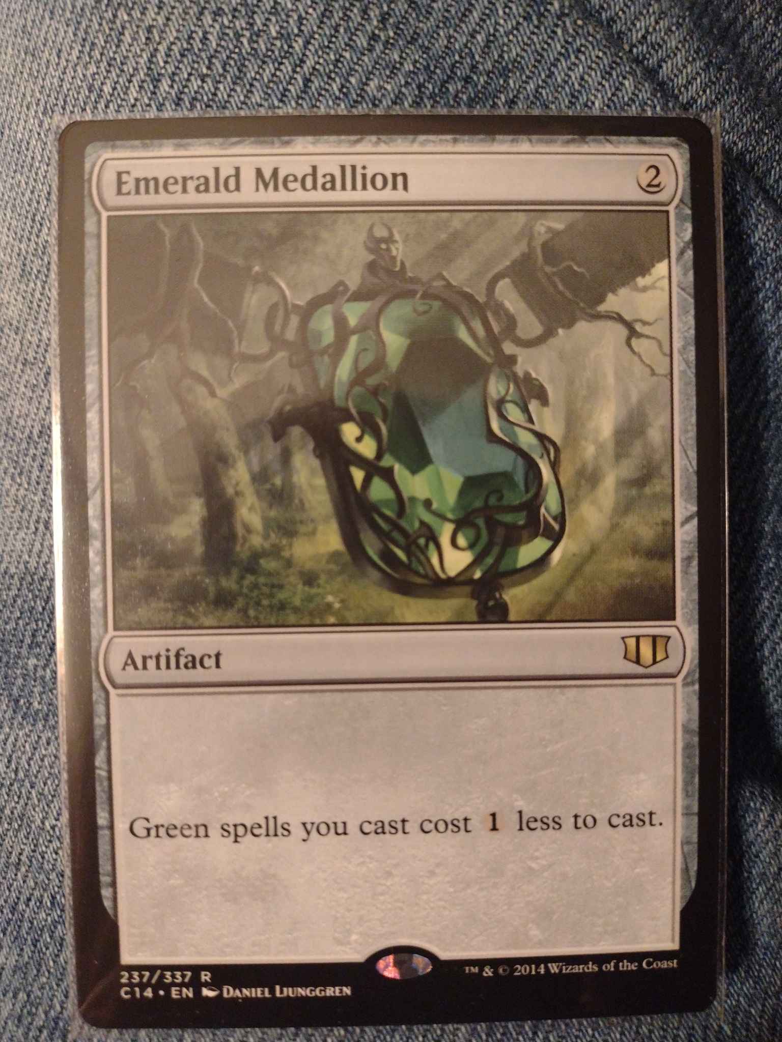 Emerald Medallion ~ Commander 2014 Magic MTG NearMint