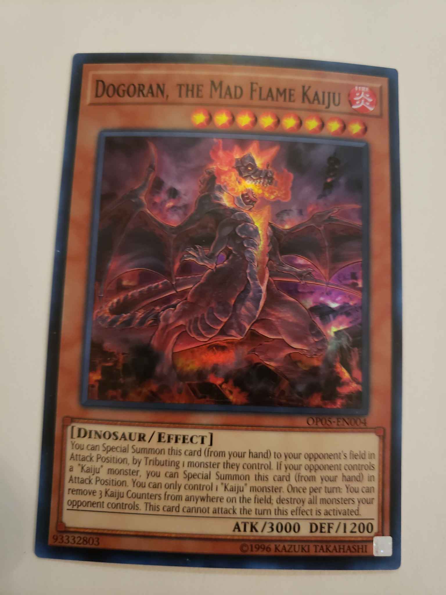 Dogoran The Mad Flame Kaiju Dogoran The Mad Flame Kaiju Ots Tournament Pack 5 Yugioh Online Gaming Store For Cards Miniatures Singles Packs Booster Boxes