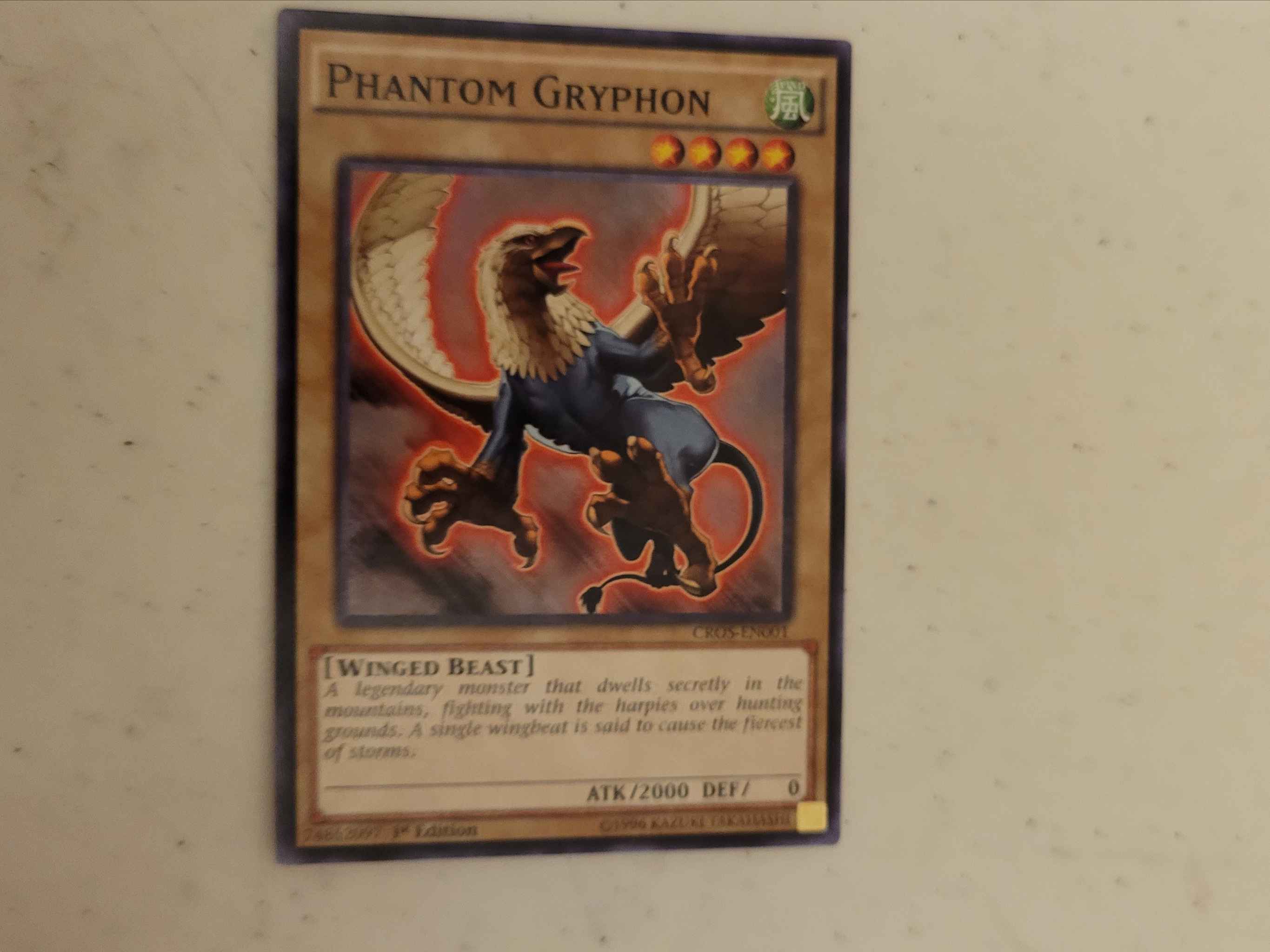- Common 3 x Phantom Gryphon Near Mint 1st Edition CROS-EN001 