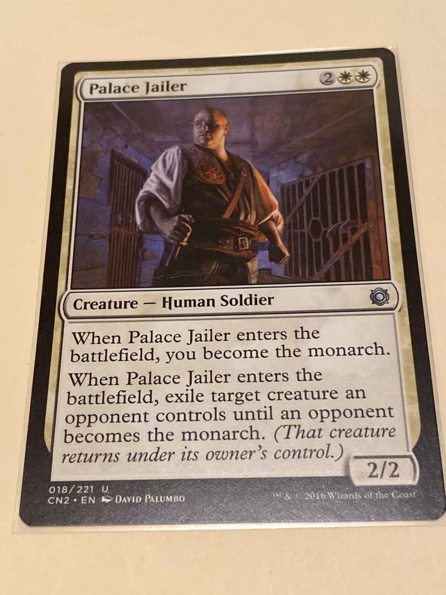 MTG Magic Conspiracy: Take the Crown Palace Jailer Uncommon