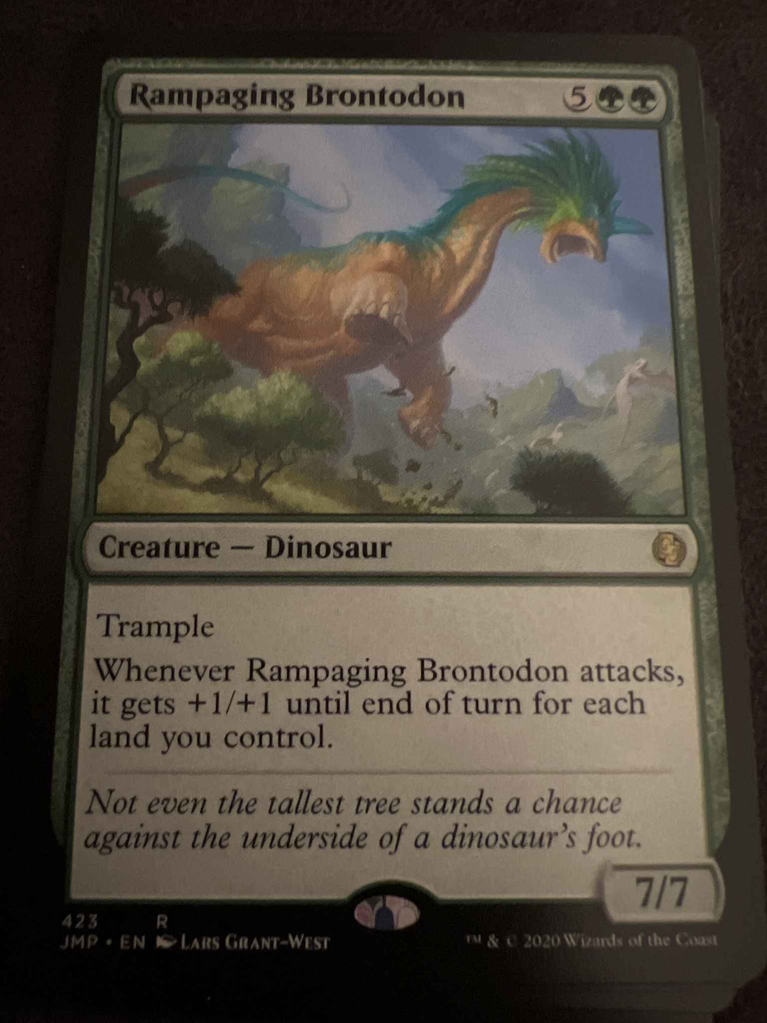 Rampaging Brontodon 423 Near Mint MTG Magic Jumpstart 