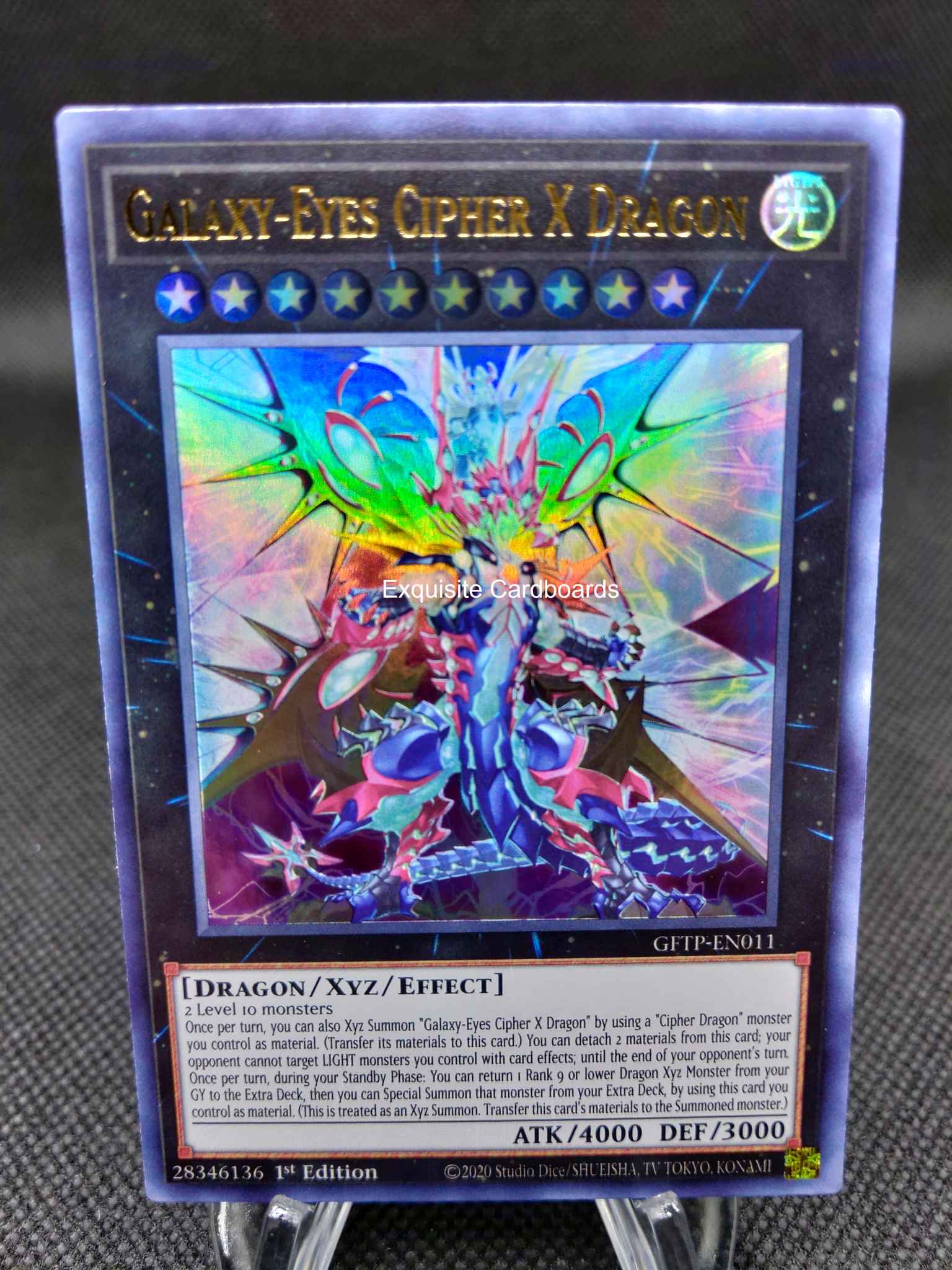 Galaxy-Eyes Cipher X Dragon GFTP-EN011|Ultra Rare|1st Edition YuGiOh Near Mint