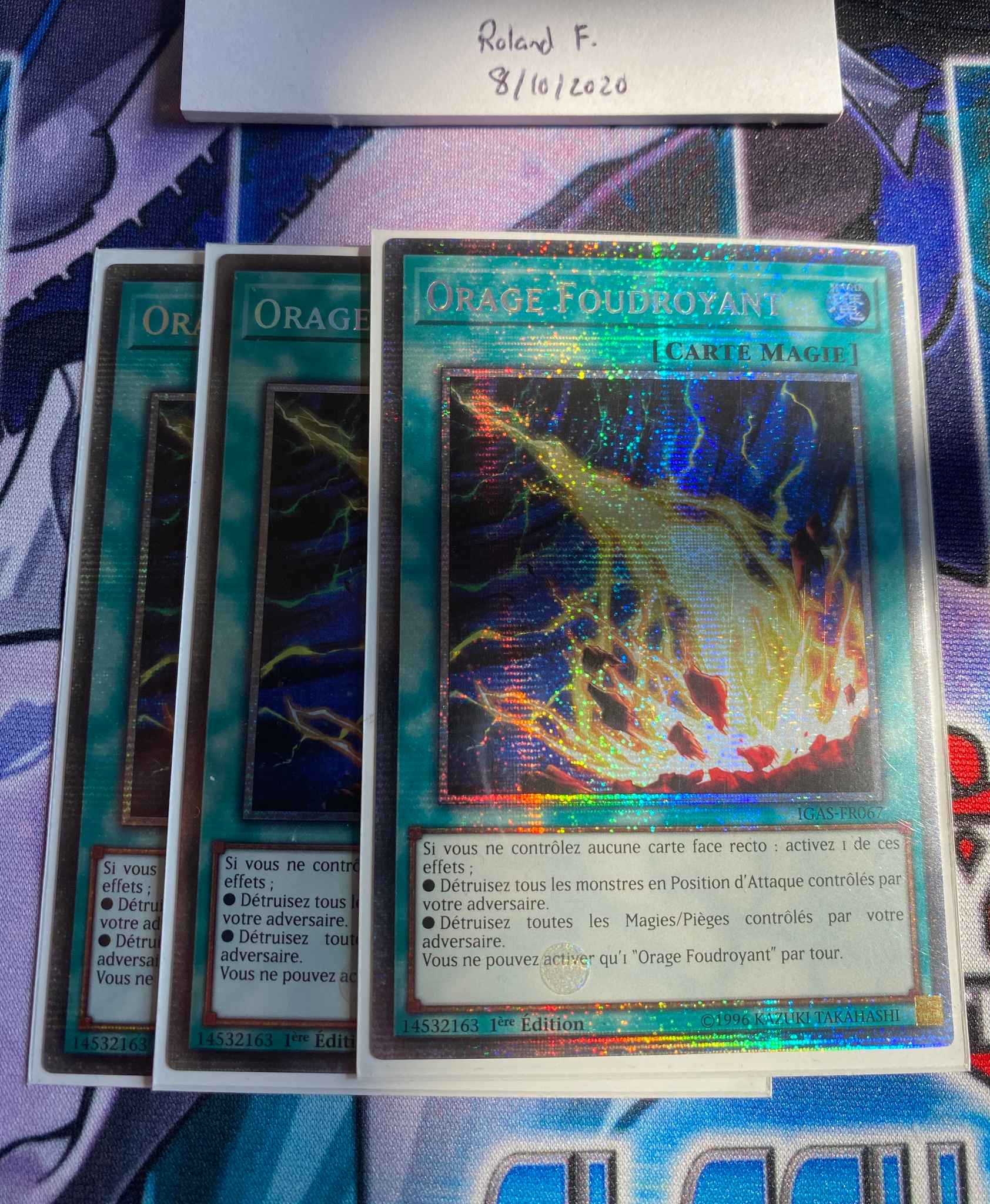 Yu-gi-oh super rare weather strikes exfo-fr063 mint new edition 1