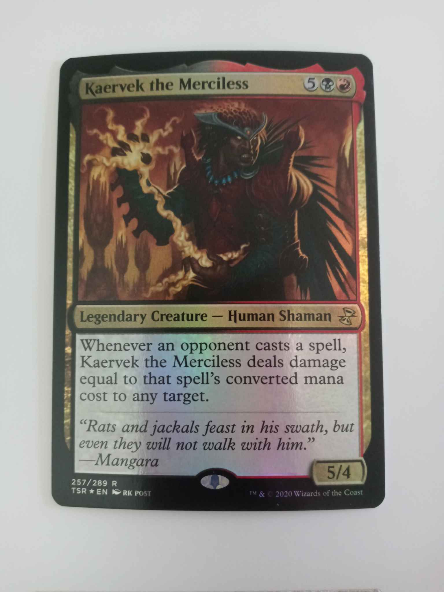 Remastered Kaervek the Merciless Mtg Magic Cards #JV
