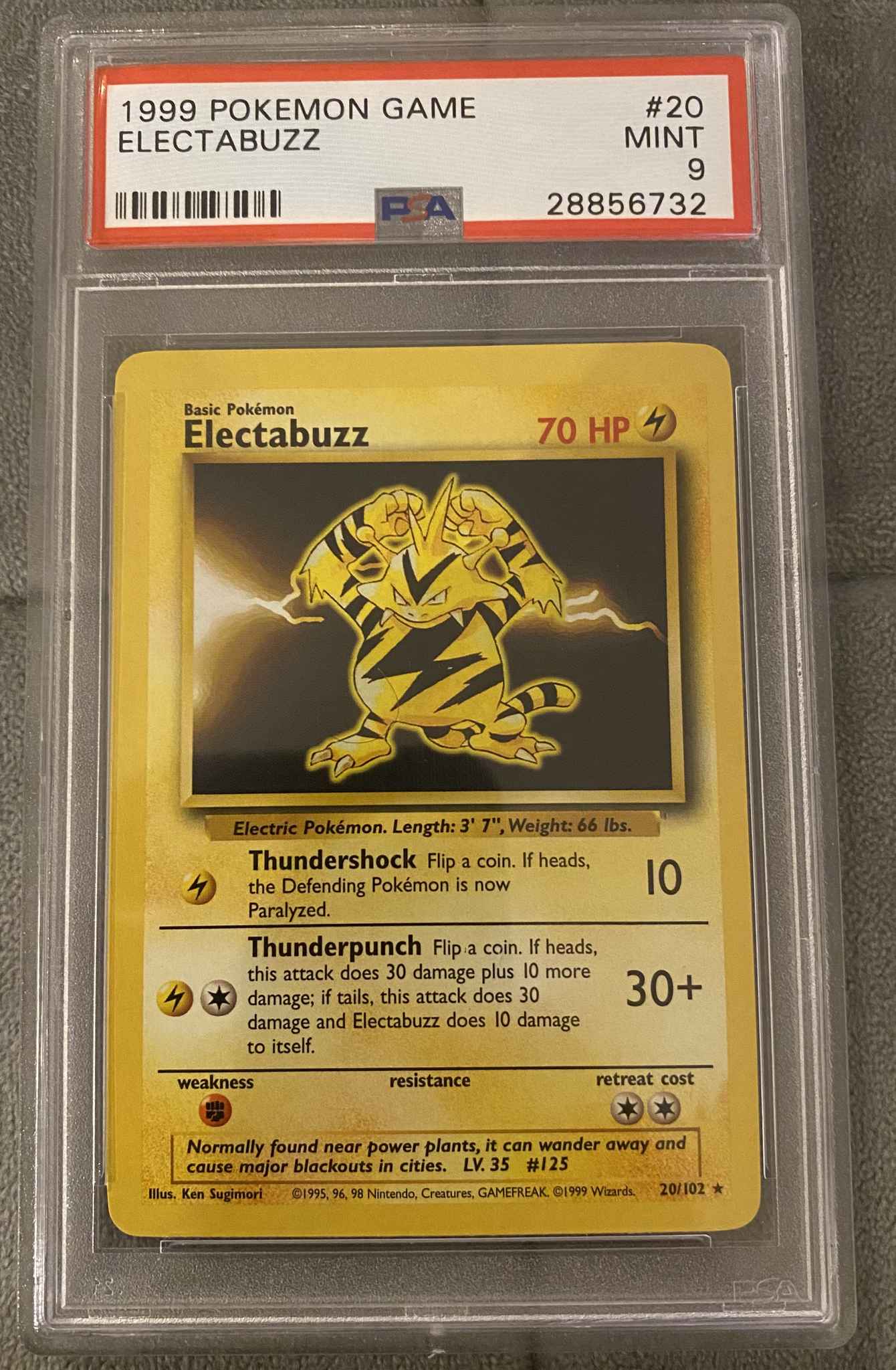 Graded Psa 9 Mint Base Set Electabuzz Electabuzz Base Set Pokemon Online Gaming Store For Cards Miniatures Singles Packs Booster Boxes