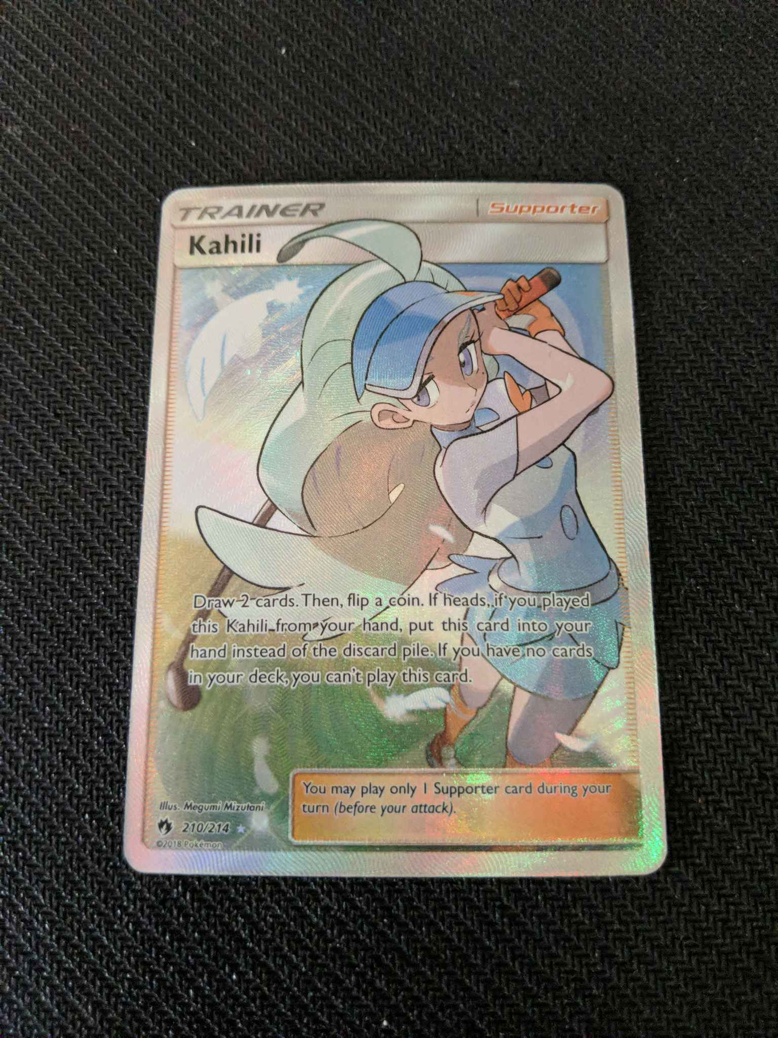 Kahili Full Art sm7 065/060 SR Support Card Pokemon Card Super Rare