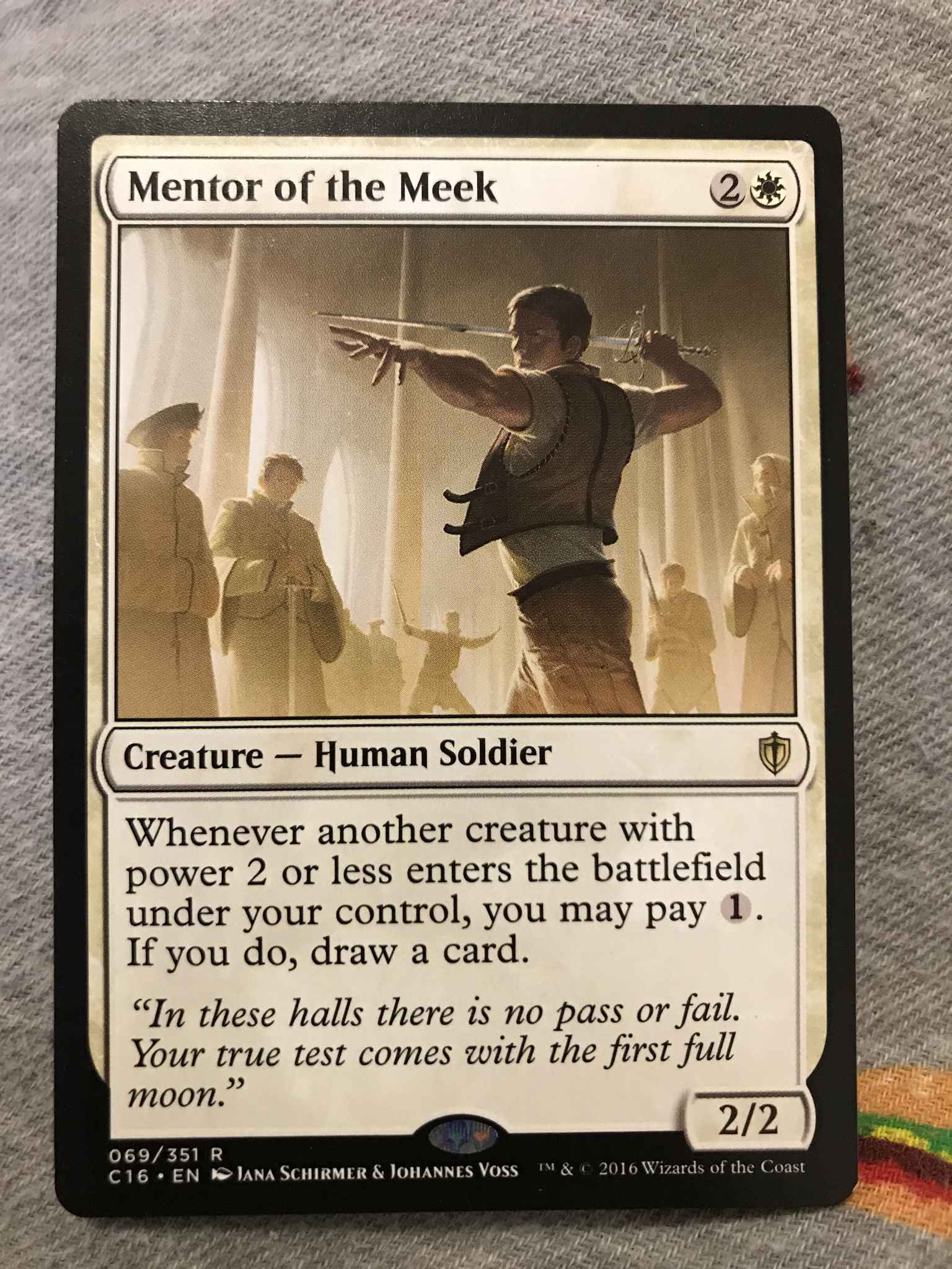 Mentor the Meek : Mentor of the Meek Commander 2016 - Magic: Gathering