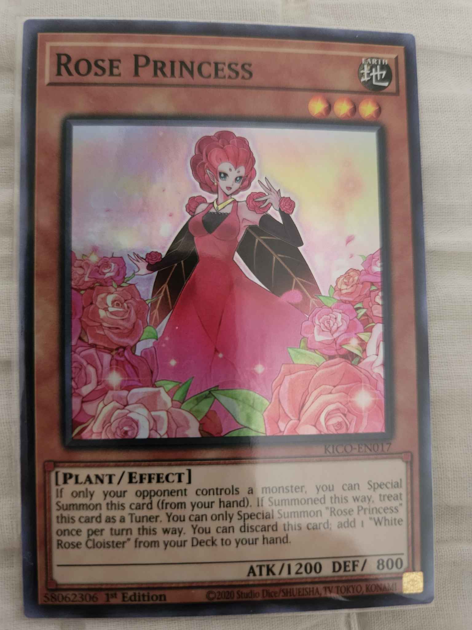 1st Edition Rose Princess x3 KICO-EN017 Super Rare YuGiOh 