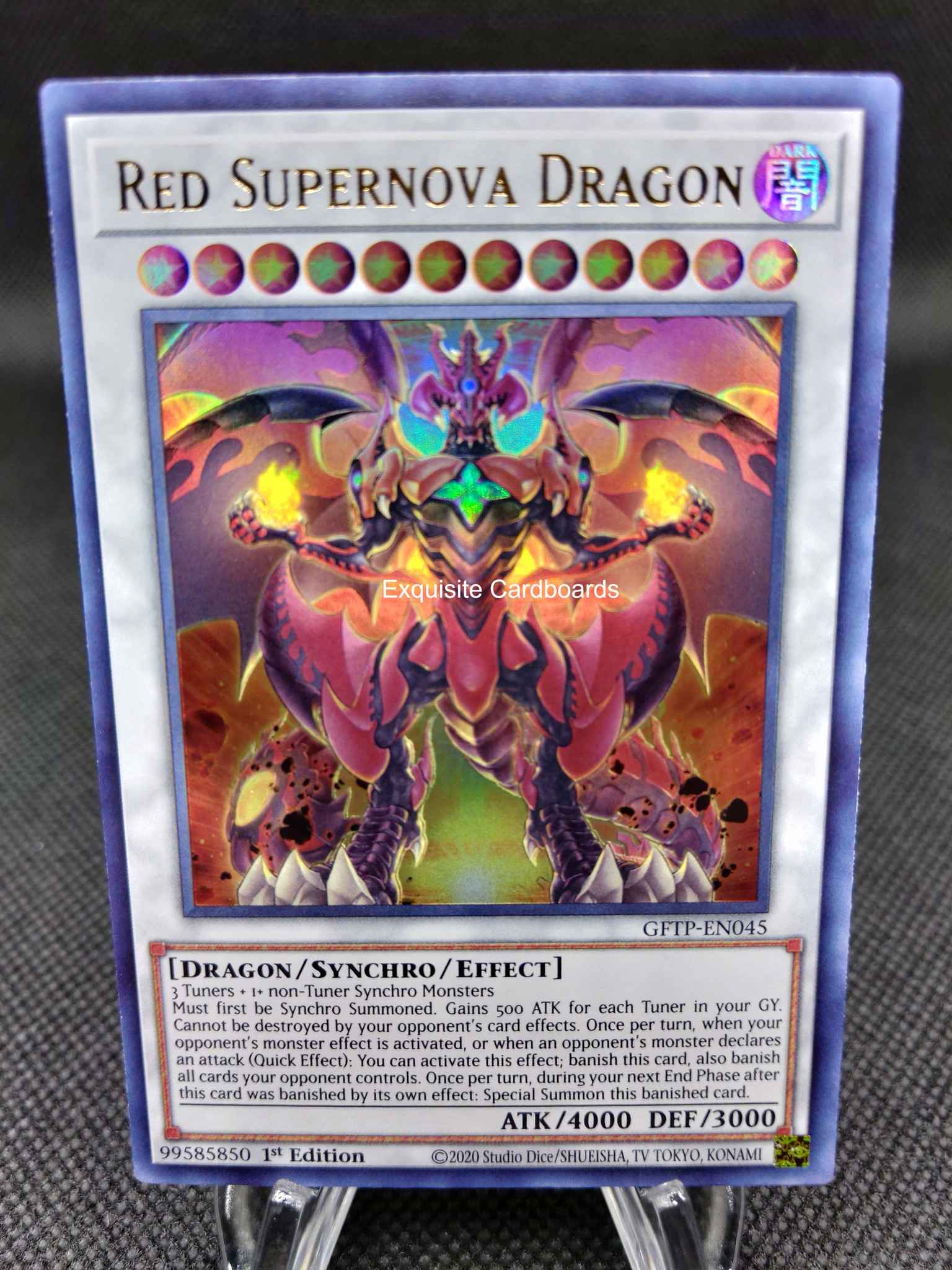 Red Supernova Dragon GFTP EN045 Ultra Rare 1st Edition Yugioh