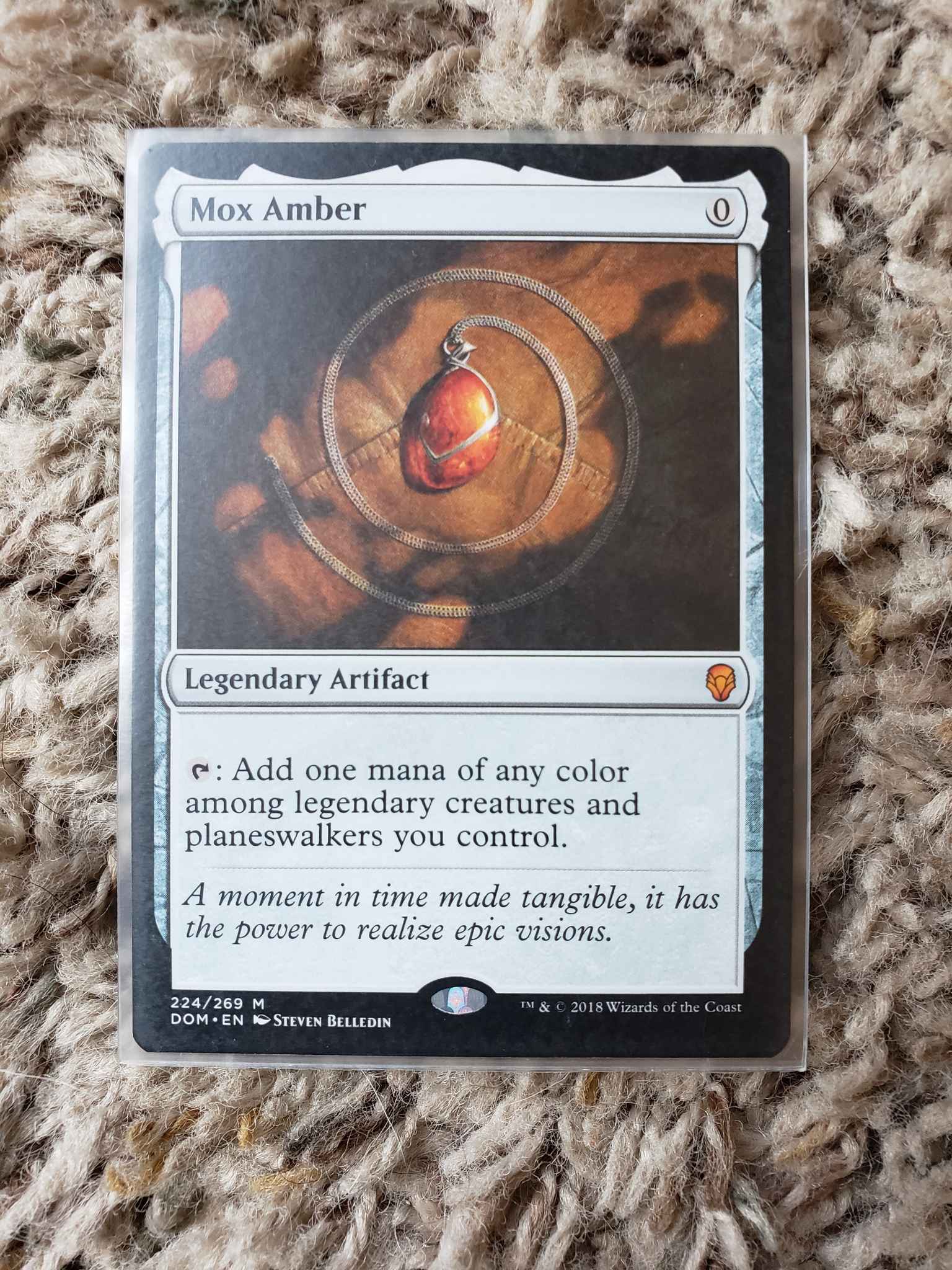 Dominaria 1X Mox Amber *  German MTG CARD SEE PICTURES 