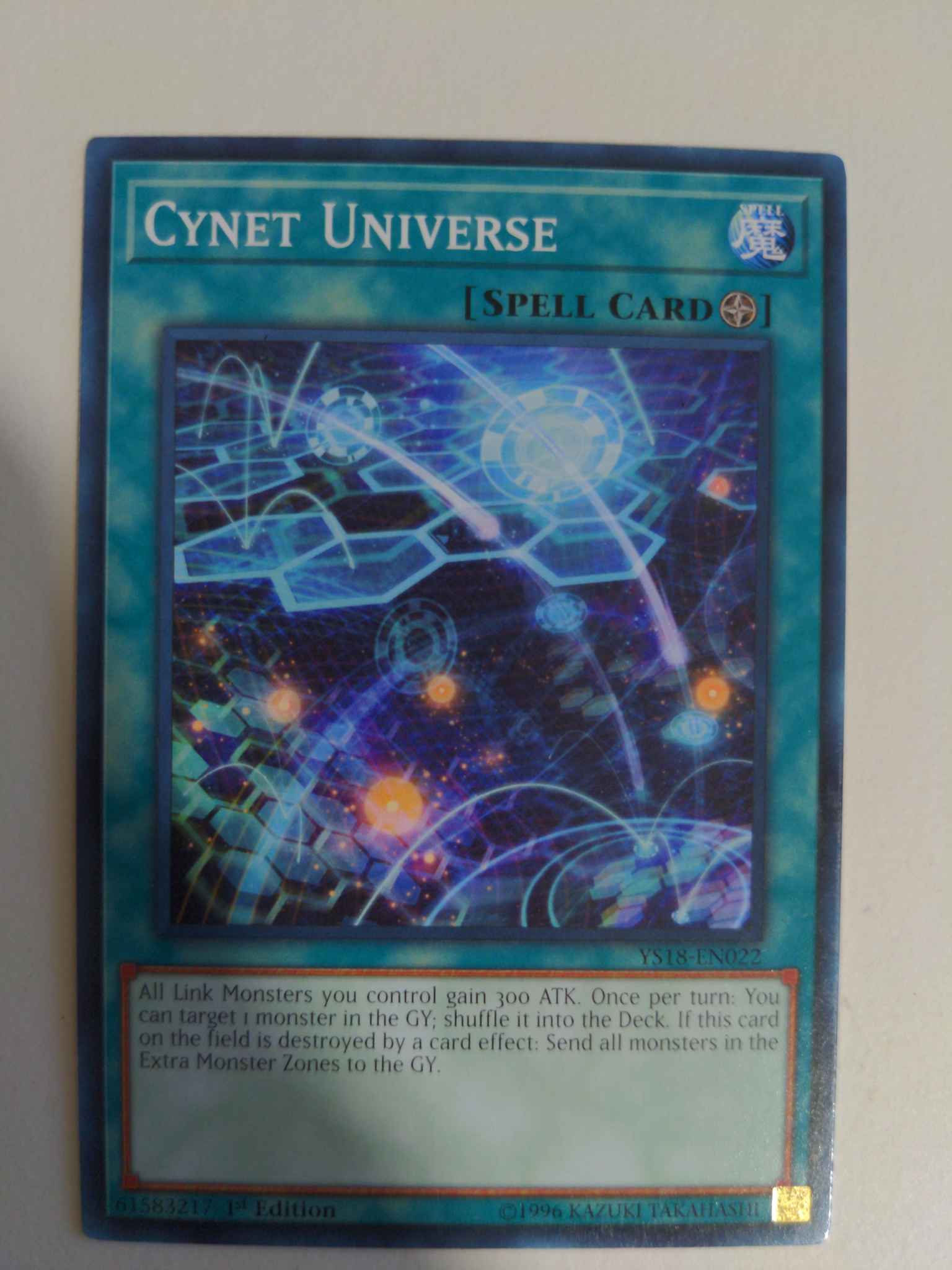 YS18-EN022 Cynet Universe 1st Edition Mint YuGiOh Card 