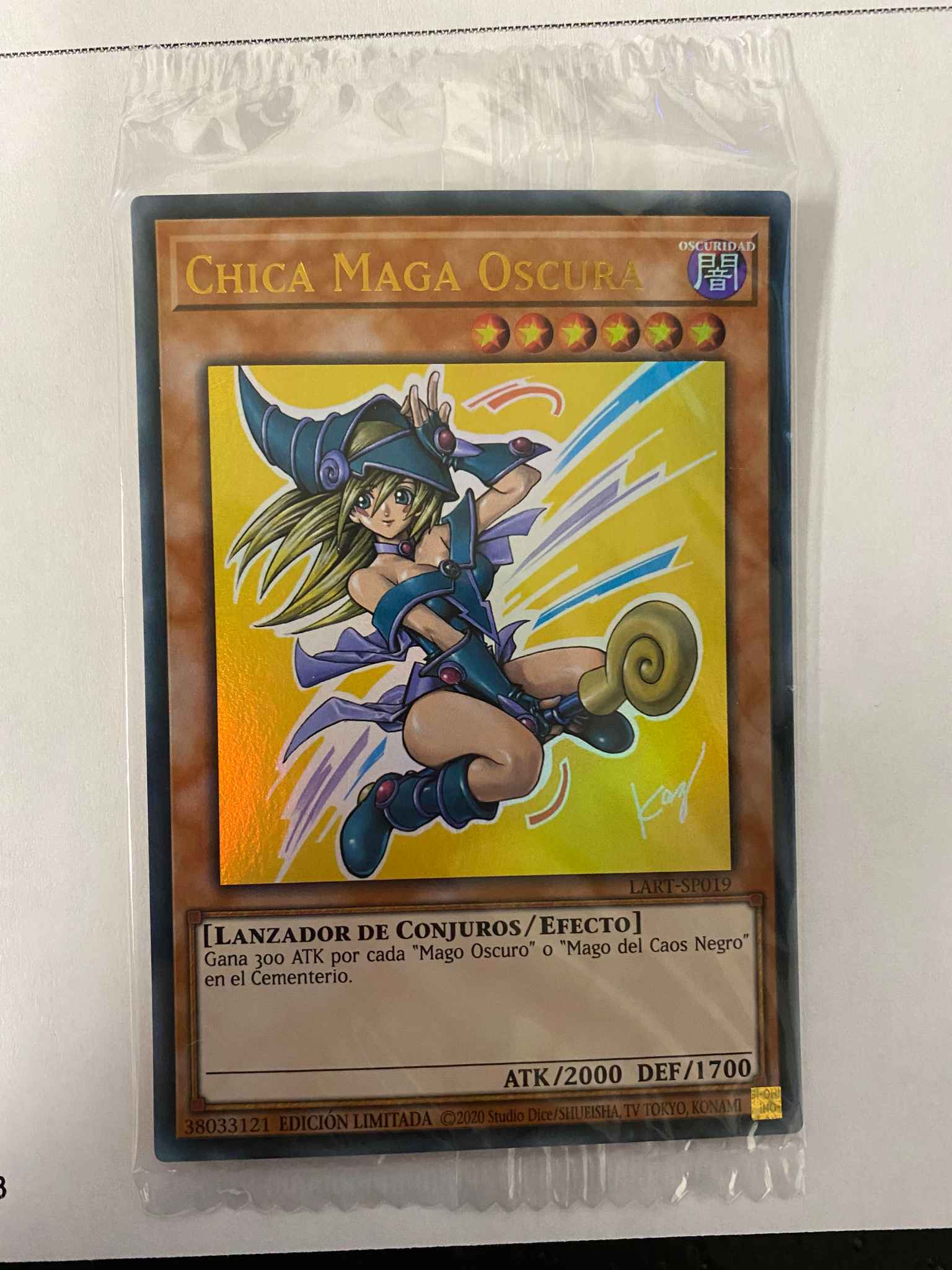 Yugioh Dark Magician Girl LART-SP019 Ultra Rare Lost Art Promo Sealed!