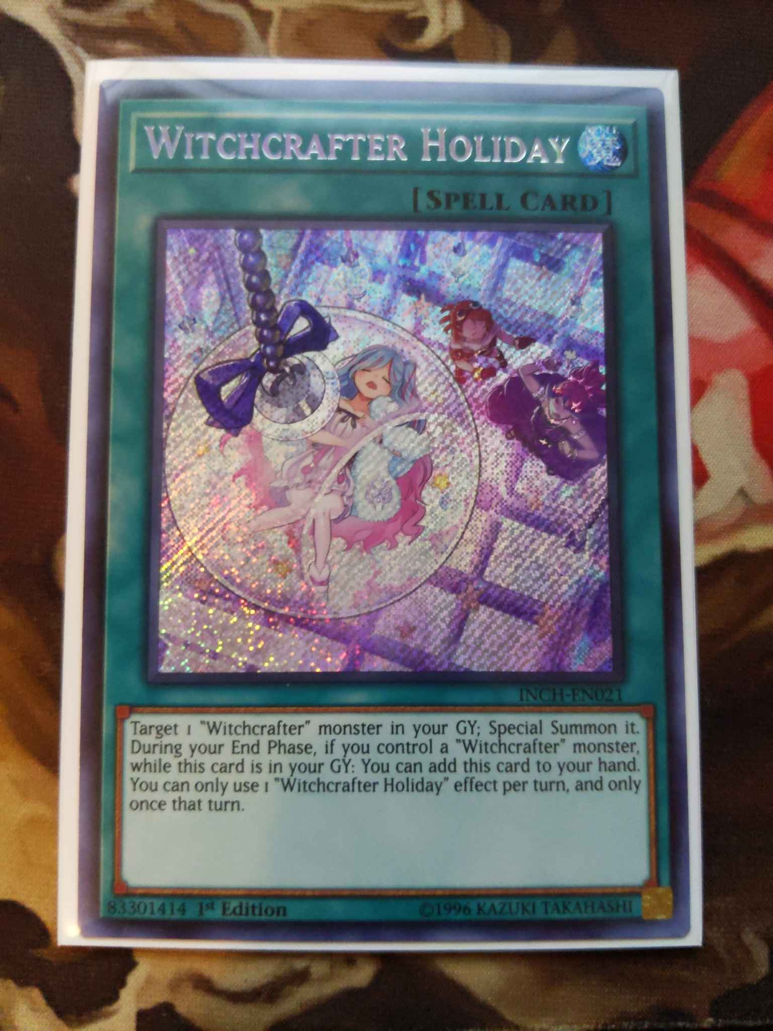 1st Edition INCH-EN021 Witchcrafter Holiday - Secret Rare