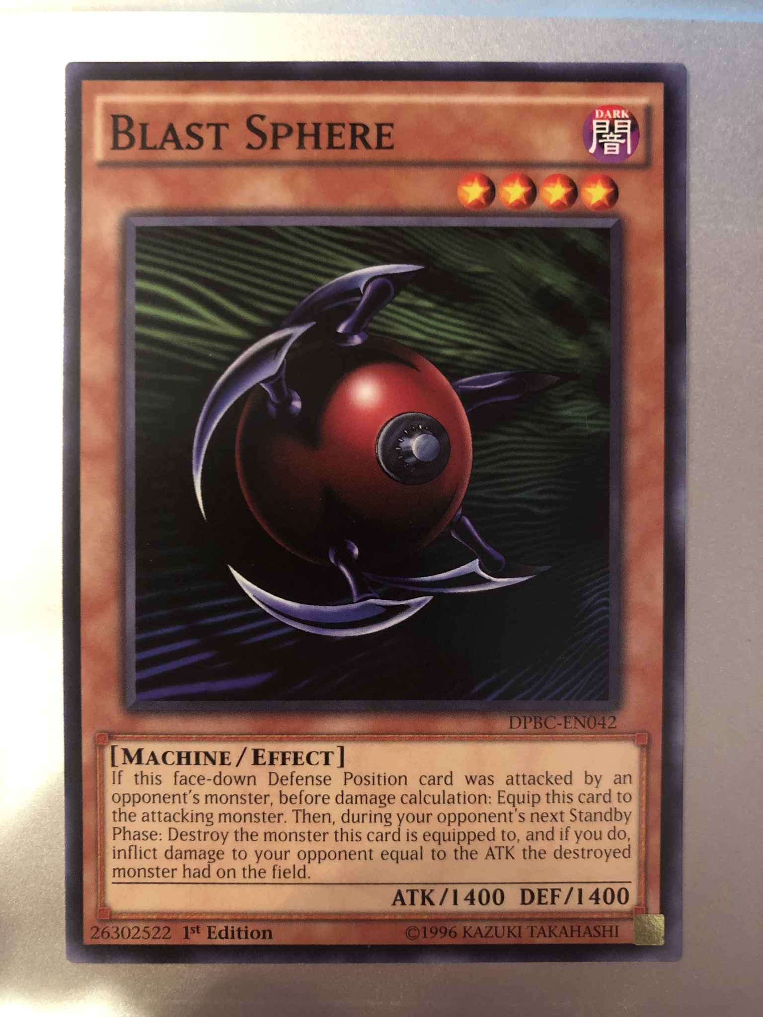 Details about   Yugioh Blast Sphere JUMP-EN019 Ultra Rare Limited Edition 