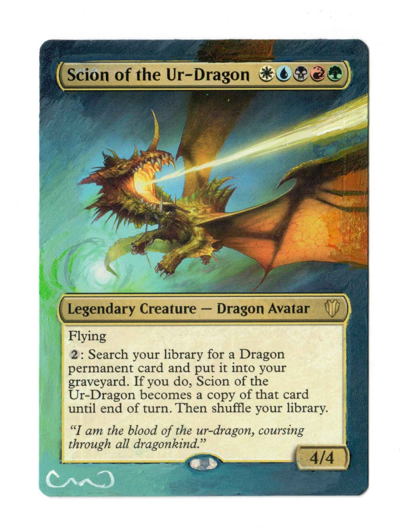 Scion of the Ur-Dragon Commander 2017 NM Rare CARD ABUGames