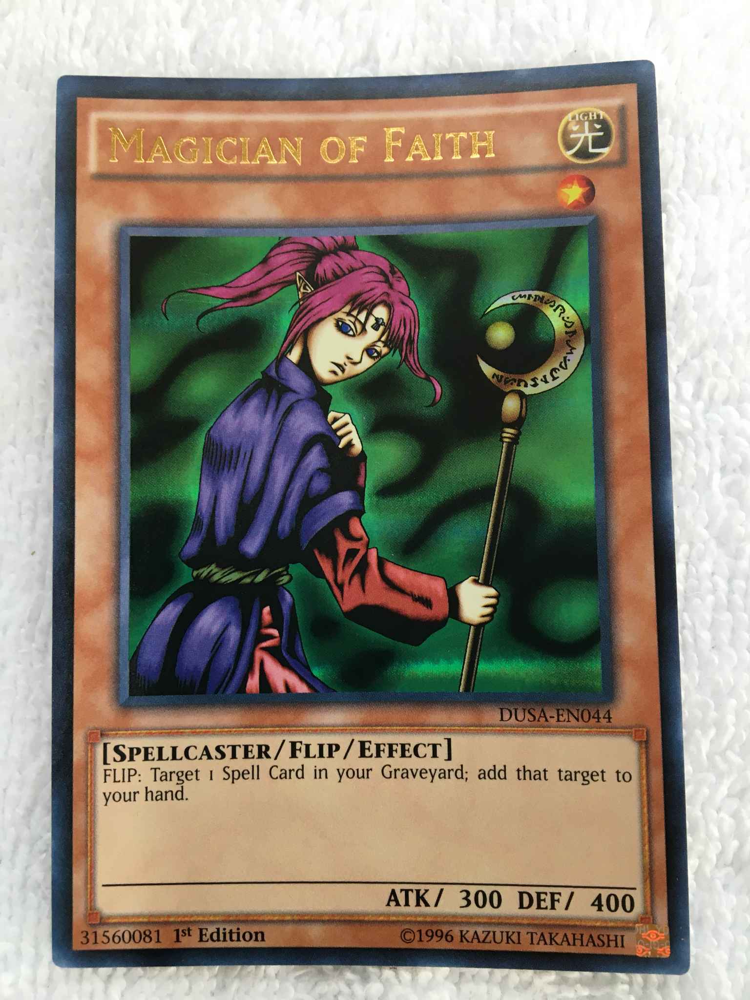 Yugioh Magician of Faith DUSA-EN044 Ultra Rare 1st Edition 