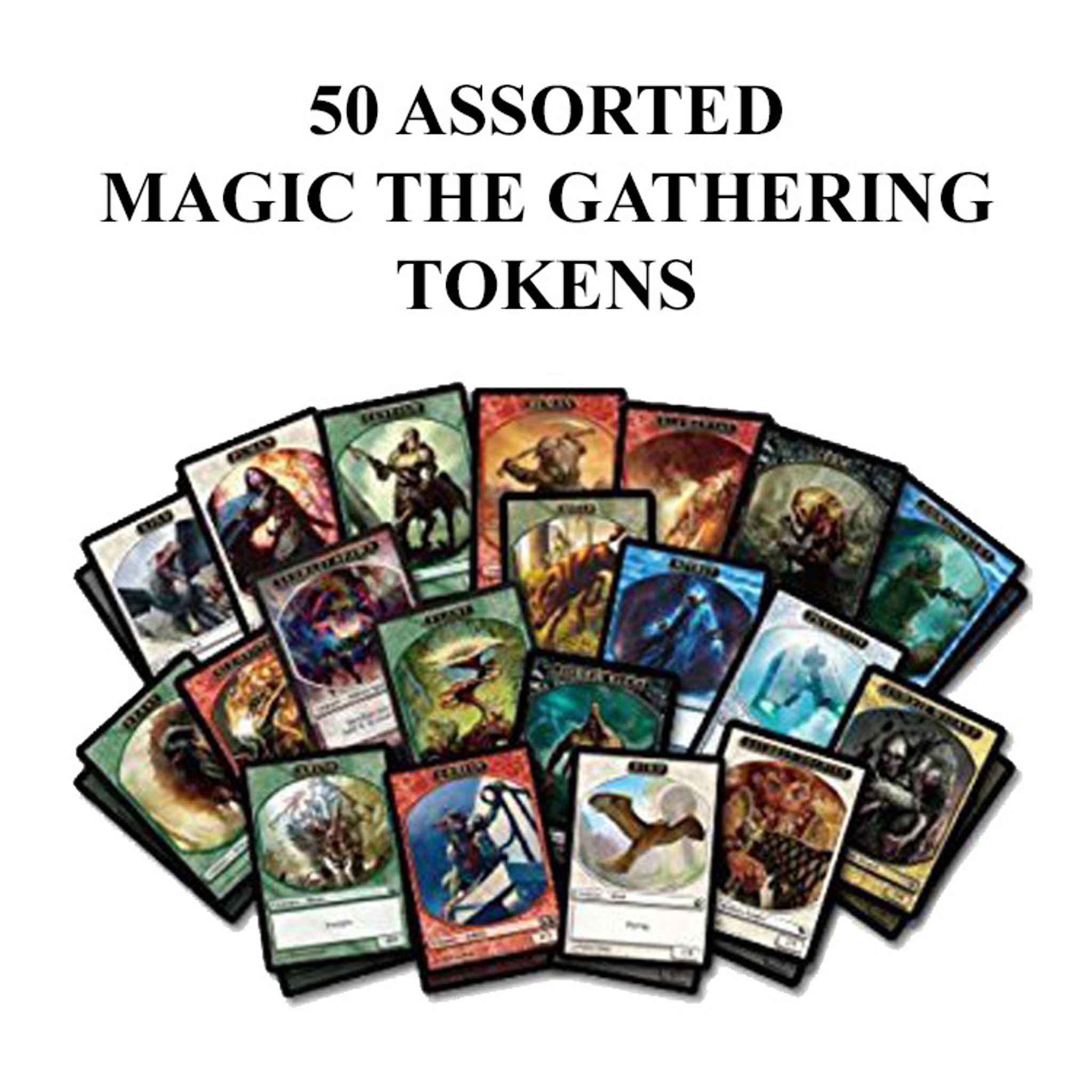 50 Magic the Gathering Tokens *** MTG Bulk Collection Lot 