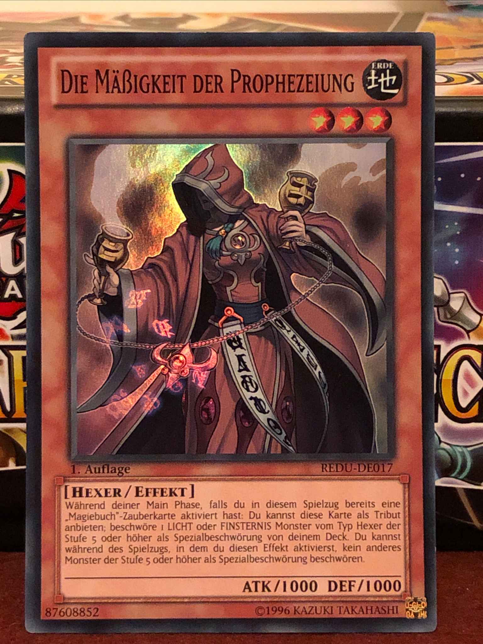 German Near Mint 1st Edition Temperance Of Prophecy Return Of The Duelist Yugioh Online Gaming Store For Cards Miniatures Singles Packs Booster Boxes