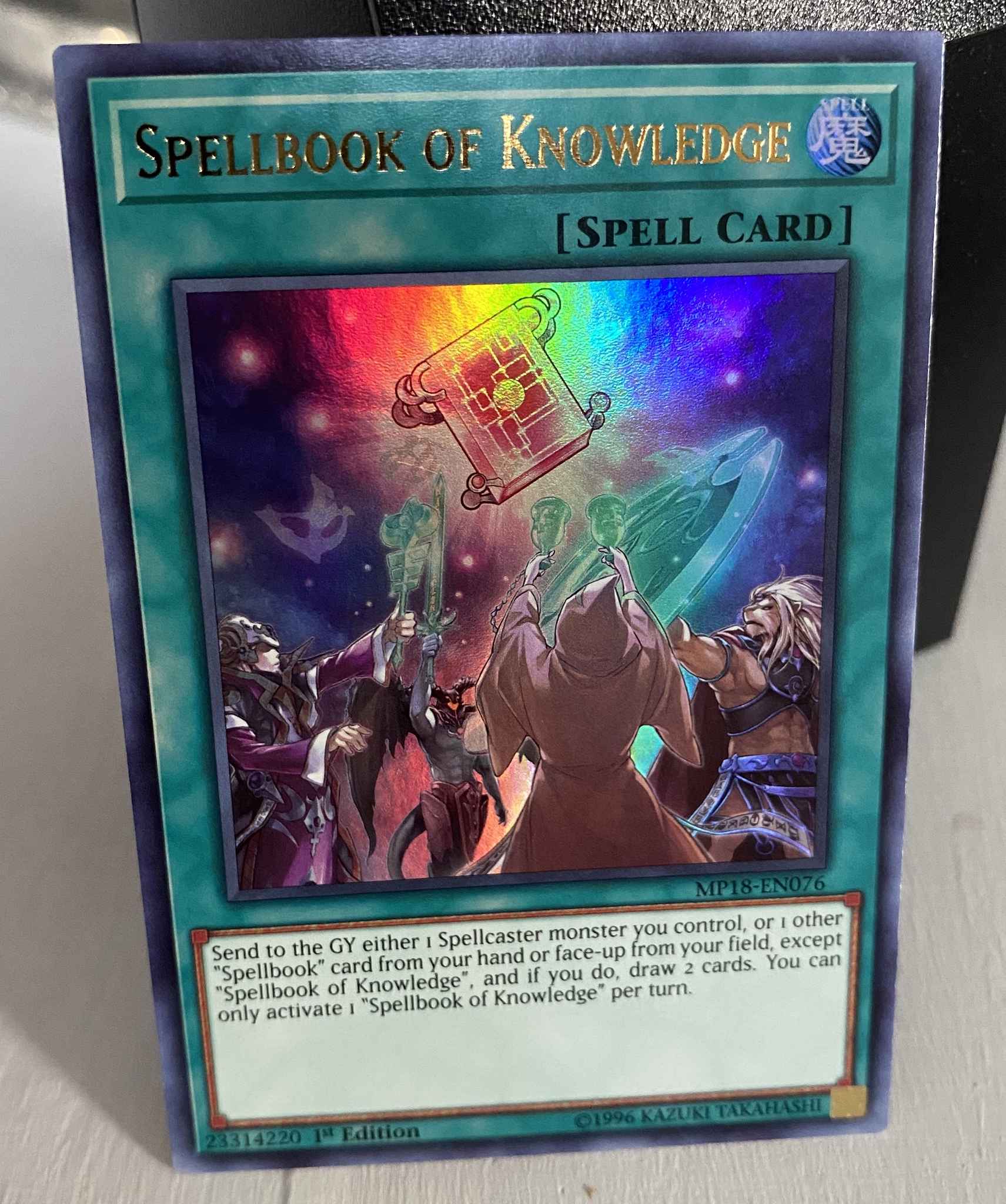 Spellbook Of Knowledge Ultra Rare MP18-EN076 1st Edition 