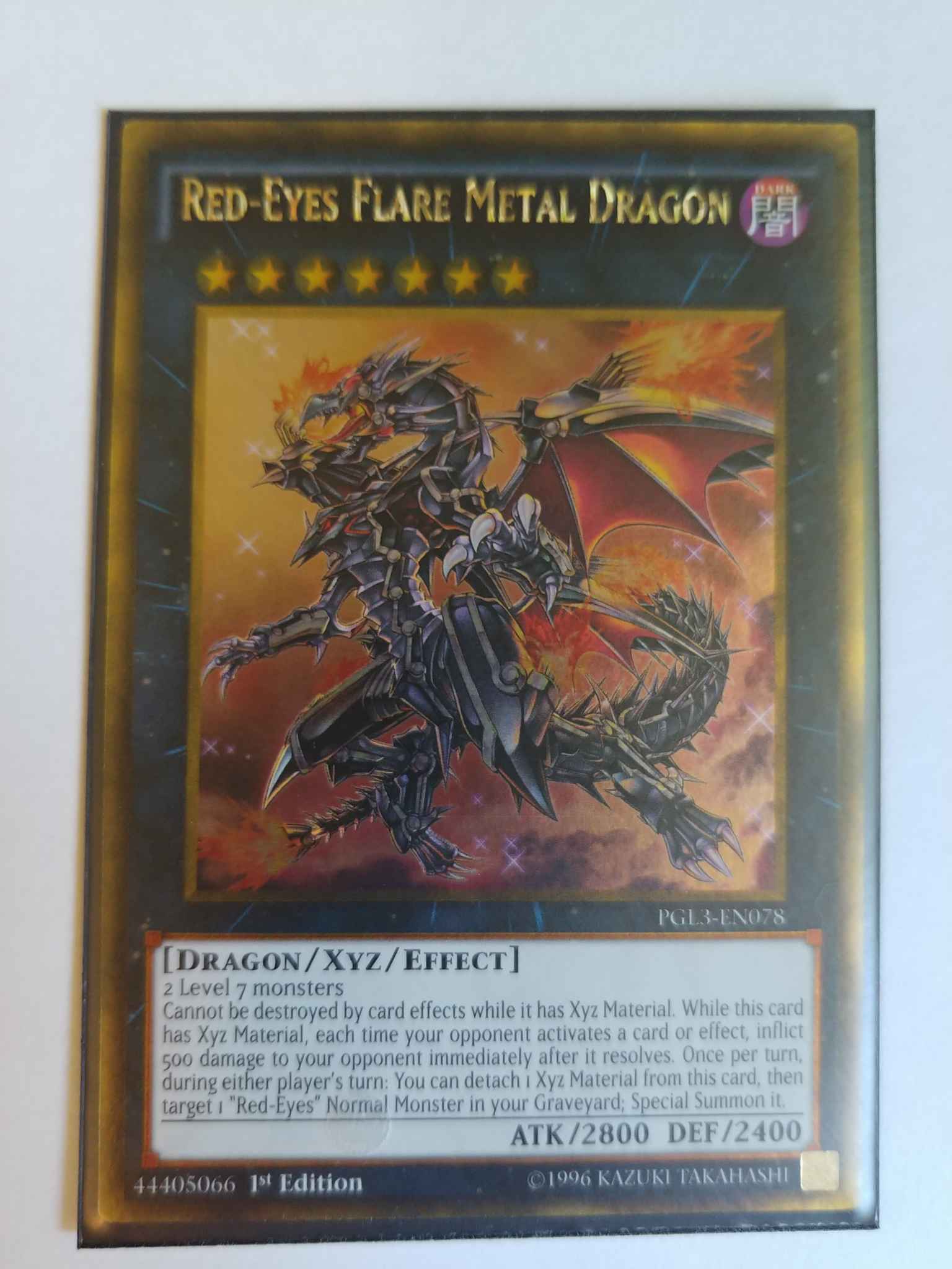 - Premium Gold: Infinite Gold PGL3-EN078 Red-Eyes Flare Metal Dragon ...