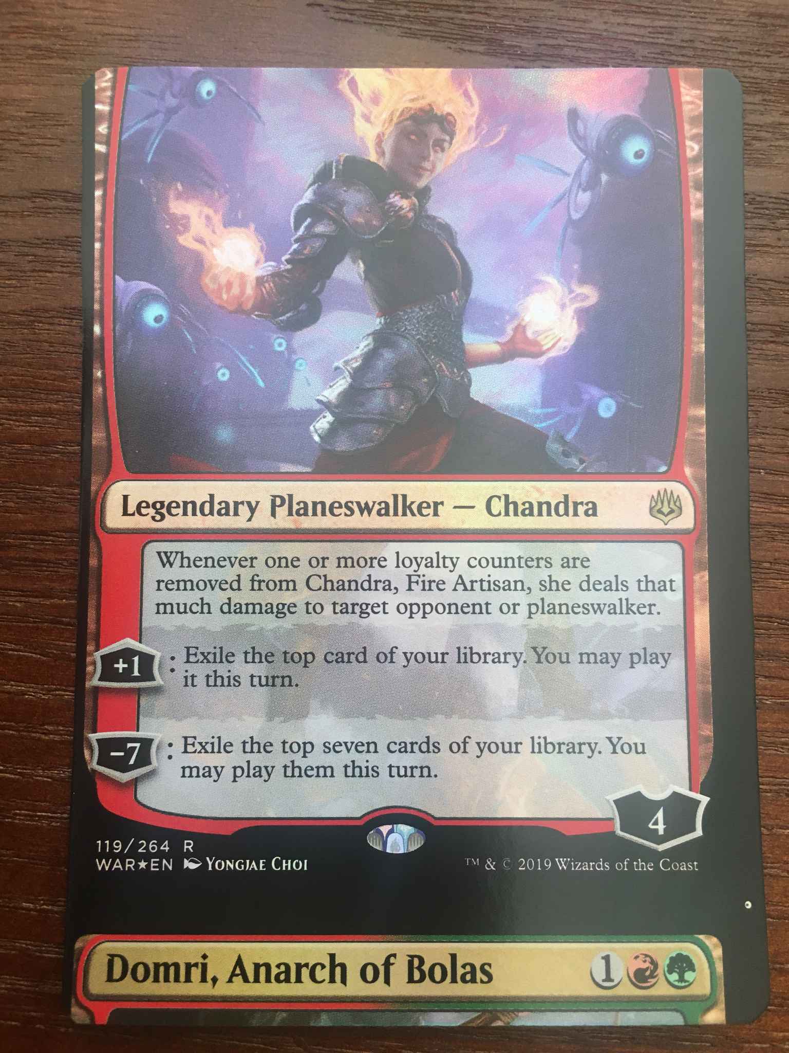 War of the Spark Magic: the Gathering Fire Artisan Chandra
