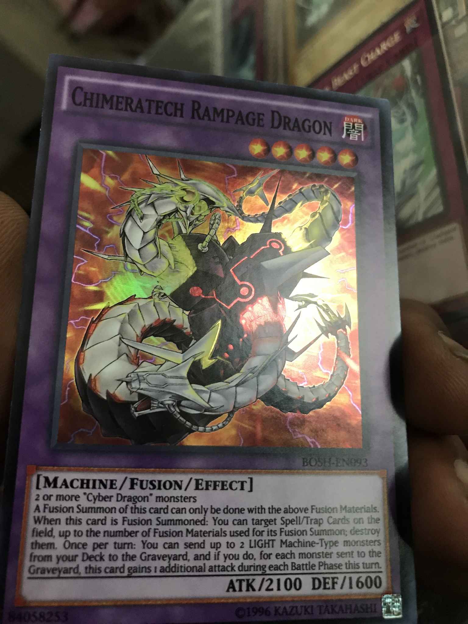 Chimeratech Rampage Dragon Chimeratech Rampage Dragon Breakers Of Shadow Yugioh