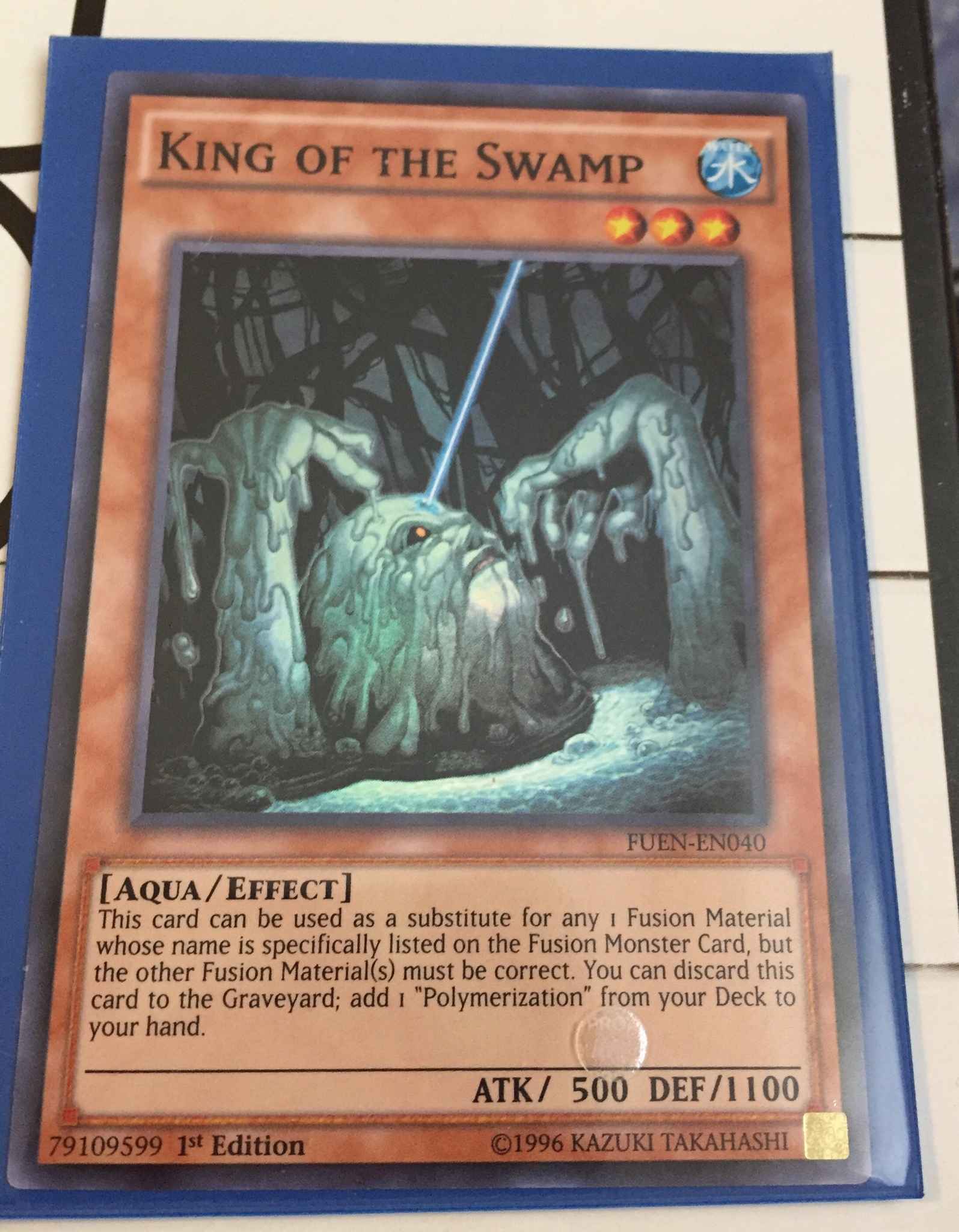 Super Rare 1st Edition King Of The Swamp Fuen En040 Yu Gi Oh Individual Cards Yu Gi Oh Trading Card Game