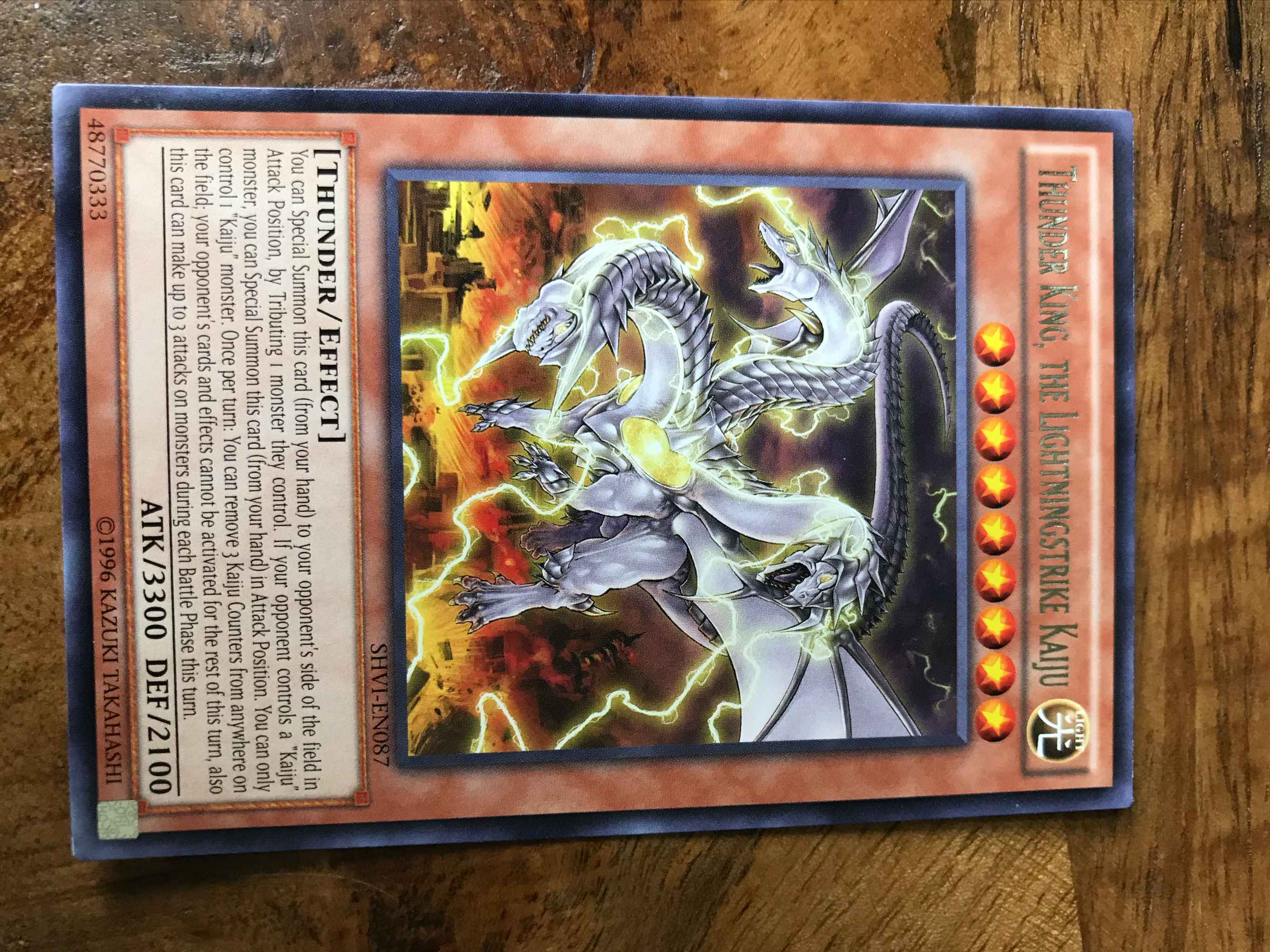 Near Mint Unlimited Thunder King The Lightningstrike Kaiju Shining Victories Yugioh Online Gaming Store For Cards Miniatures Singles Packs Booster Boxes