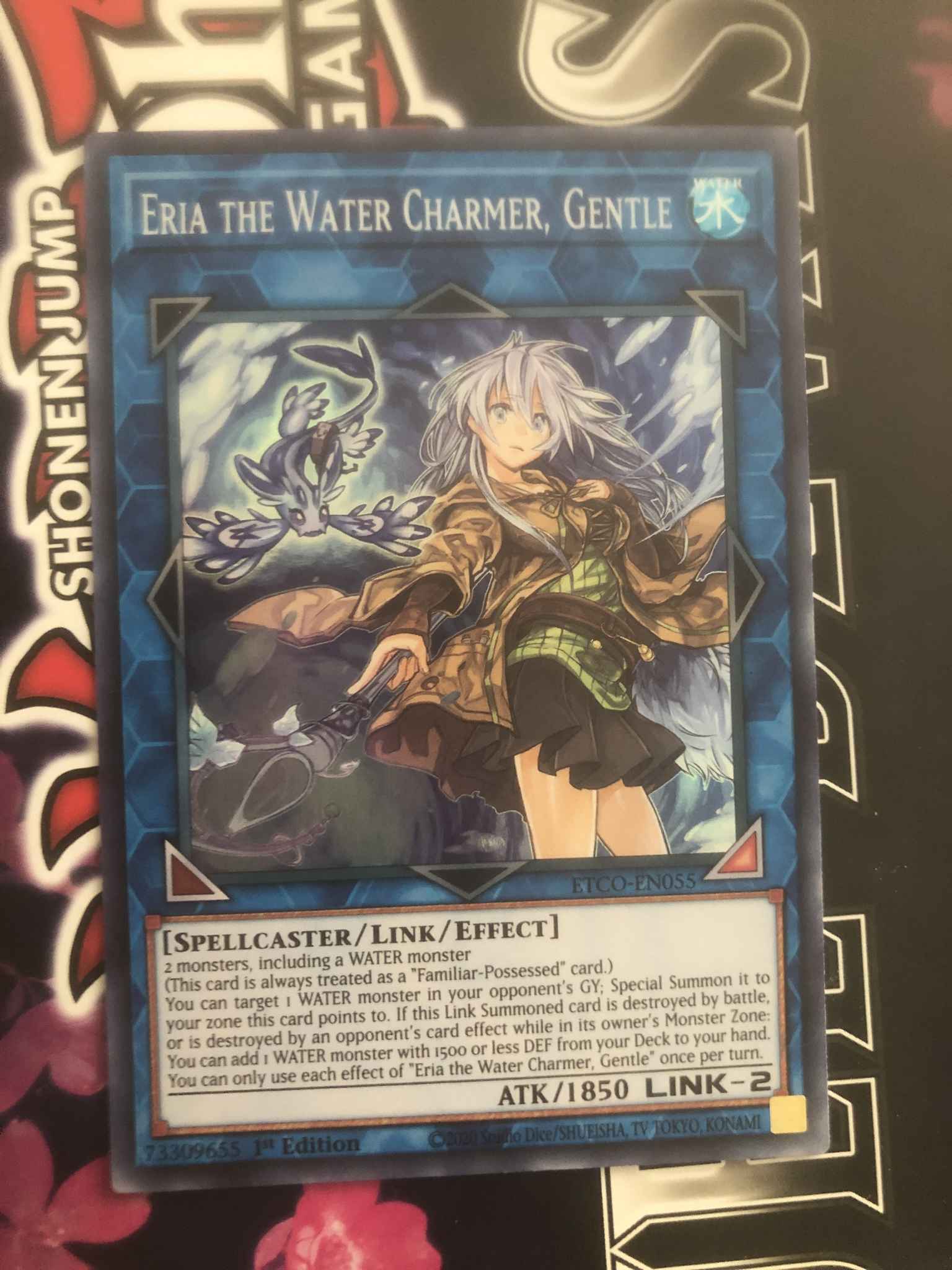 Yugioh ETCO-EN055 Eria the Water Charmer Gentle Super Rare 1st Edition 