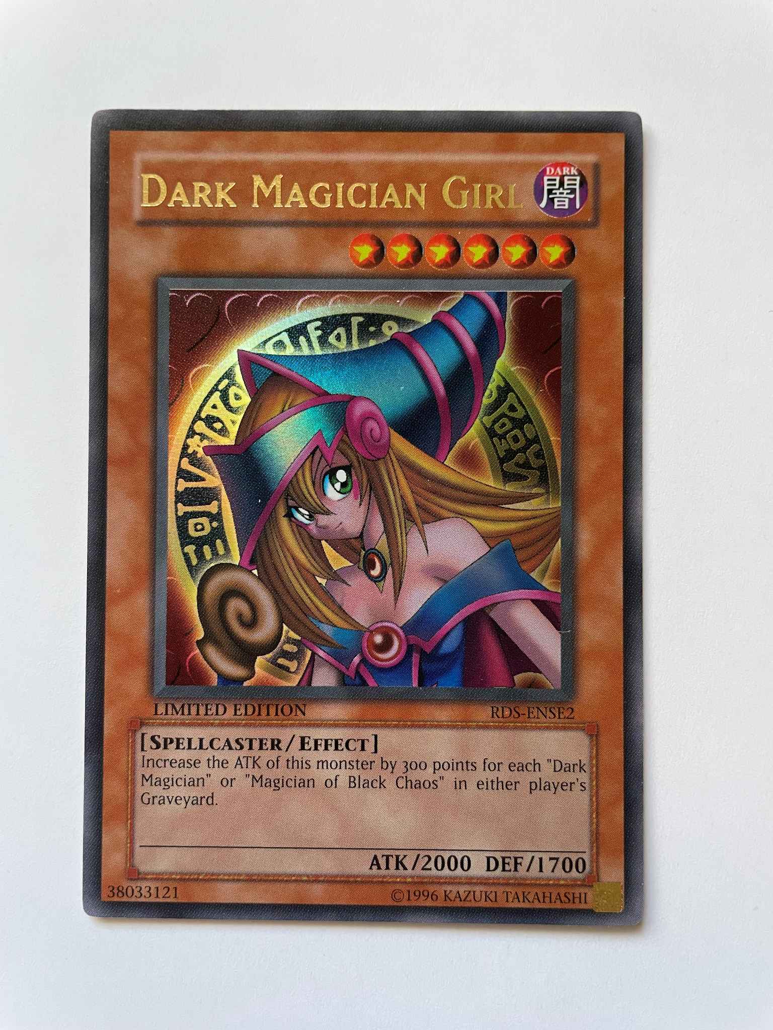 Limited Edition RDS-ENSE2 Ultra Rare Heavily Played Dark Magician Girl 