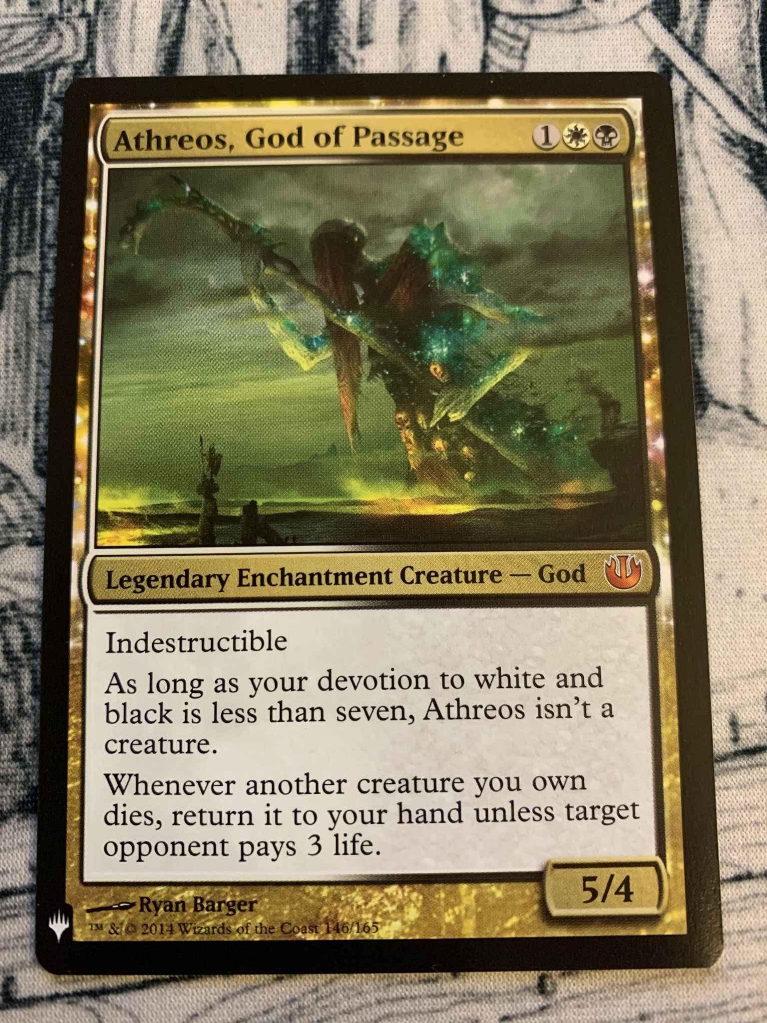 Near Mint Athreos God of Passage Magic Mystery Booster 