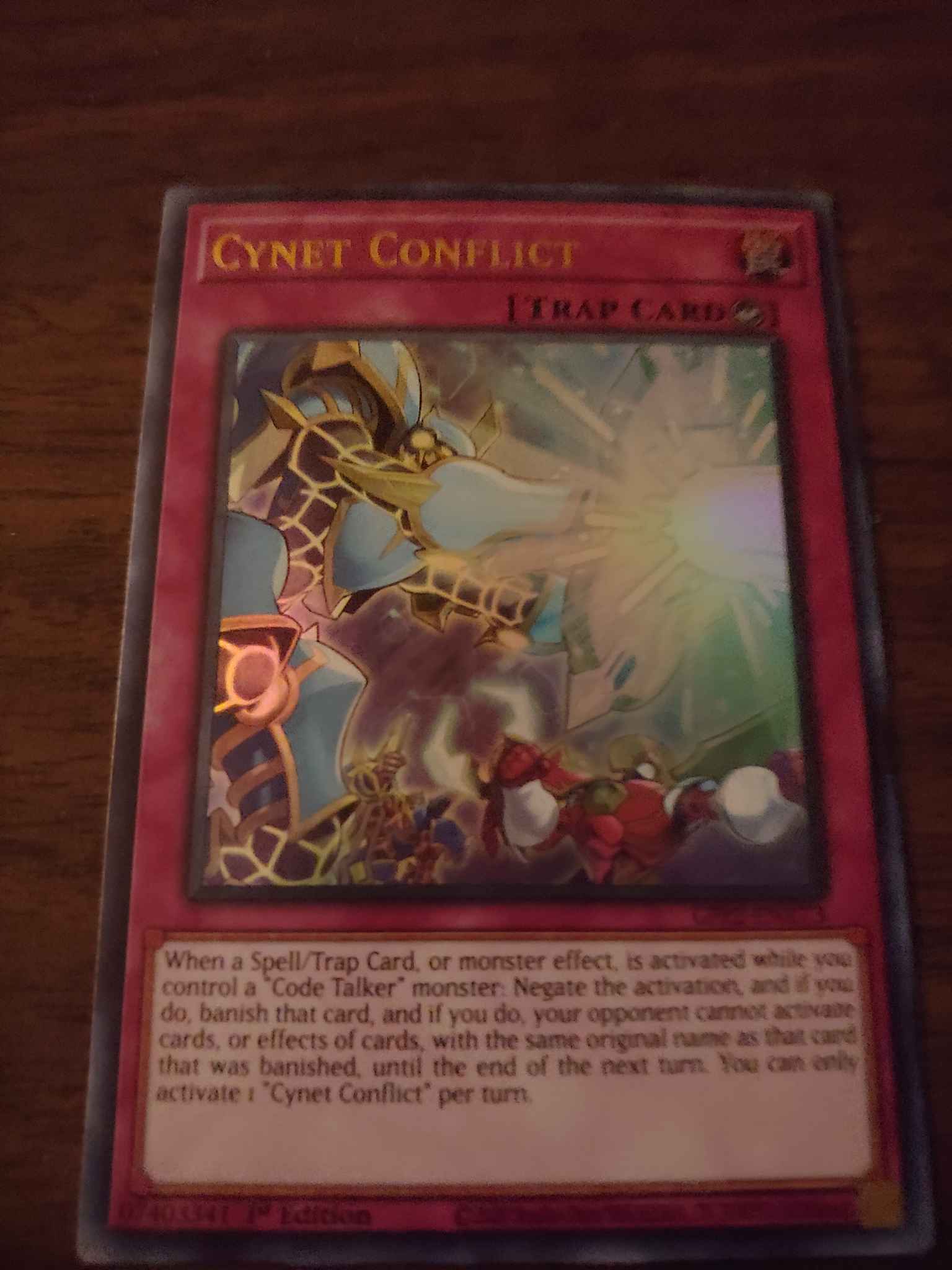 Yugioh Cynet Conflict GFP2-EN173 Ultra Rare 1st Edition Near Mint