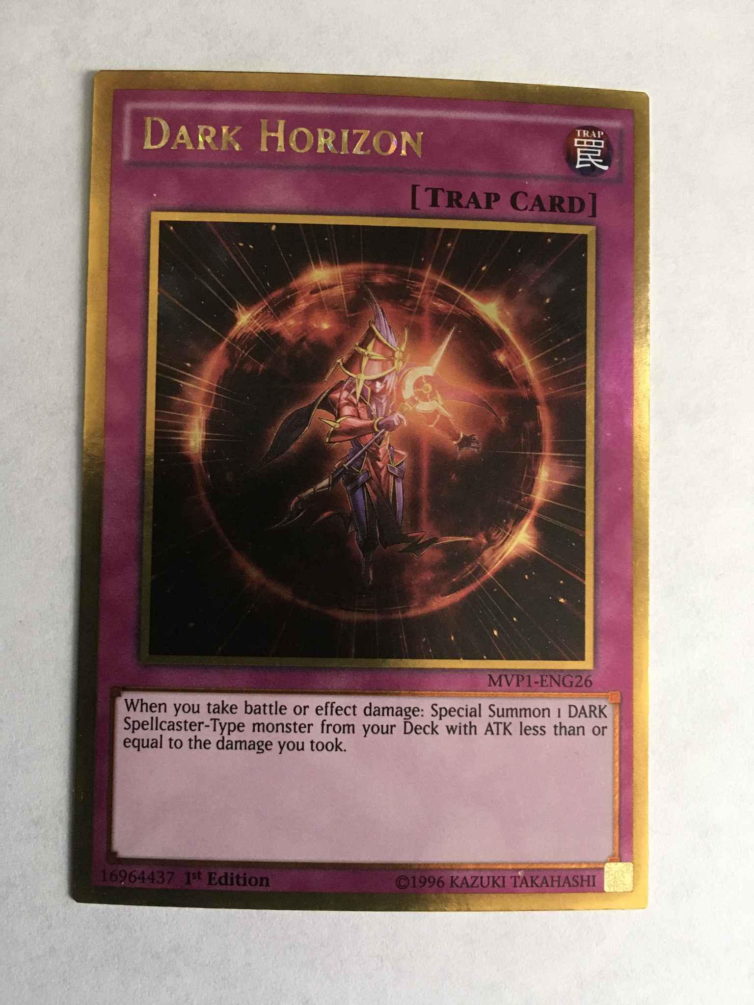 YuGiOh Dark Horizon 1st Edition Near Mint MVP1-EN026 Ultra Rare 