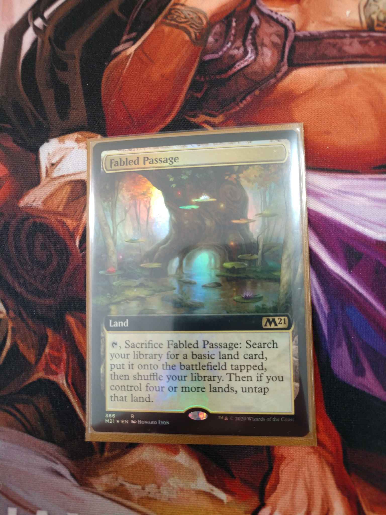 Fabled Passage Extended Art Fabled Passage Extended Art Core Set 21 Magic The Gathering