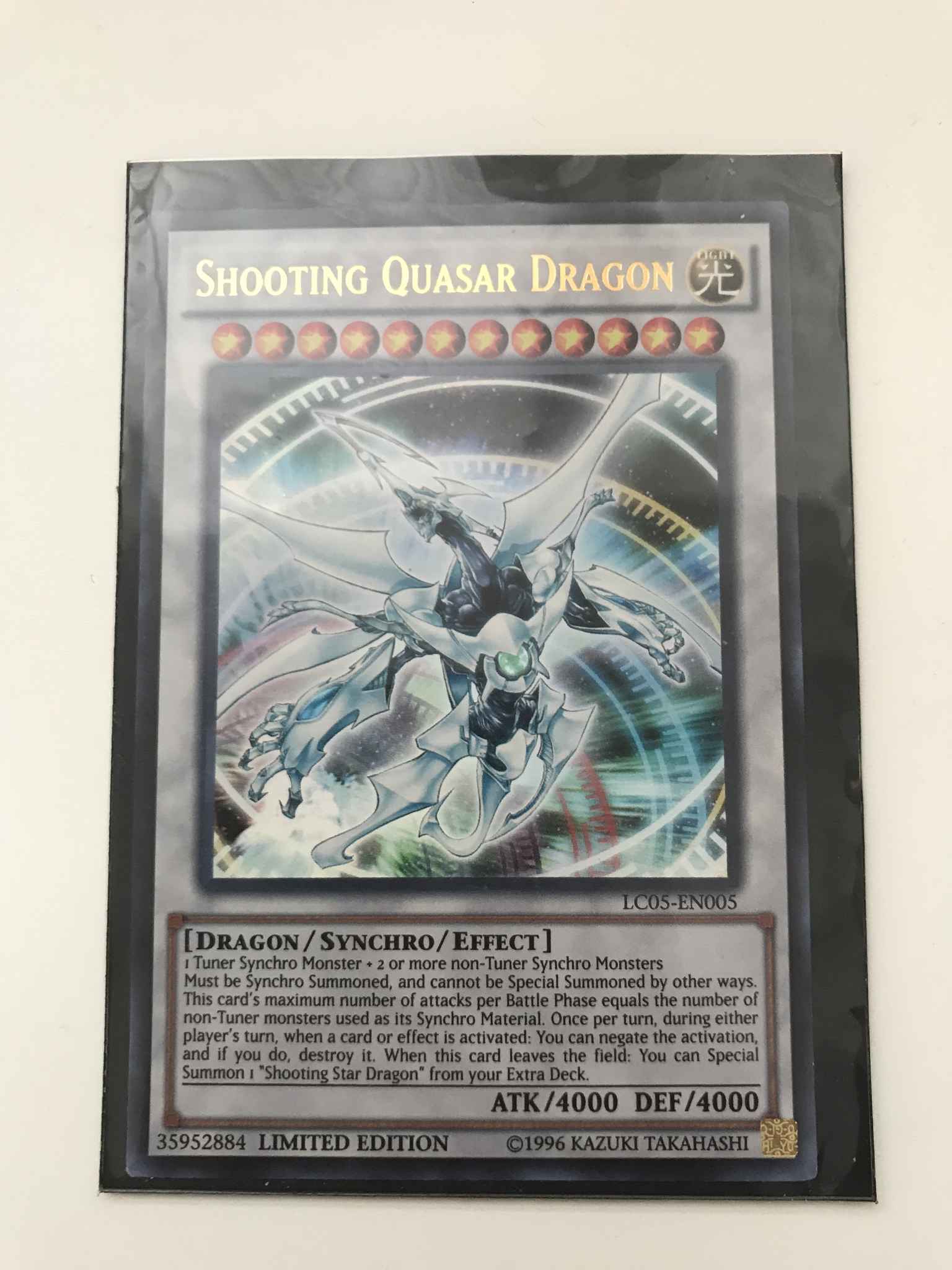 1x Shooting Quasar Dragon Limited Edition NM YuGiOh! LC05-EN005 Ultra Rare